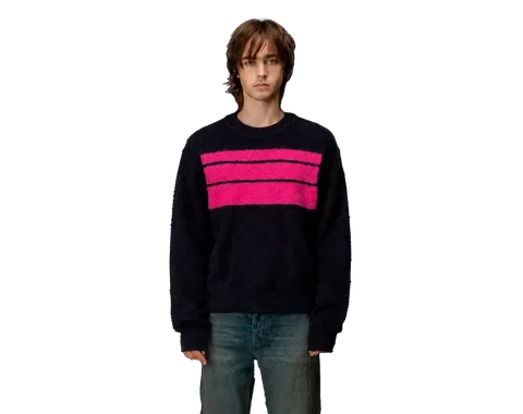 Dior Homme SS07 Stripe Mohair Knit Sweater