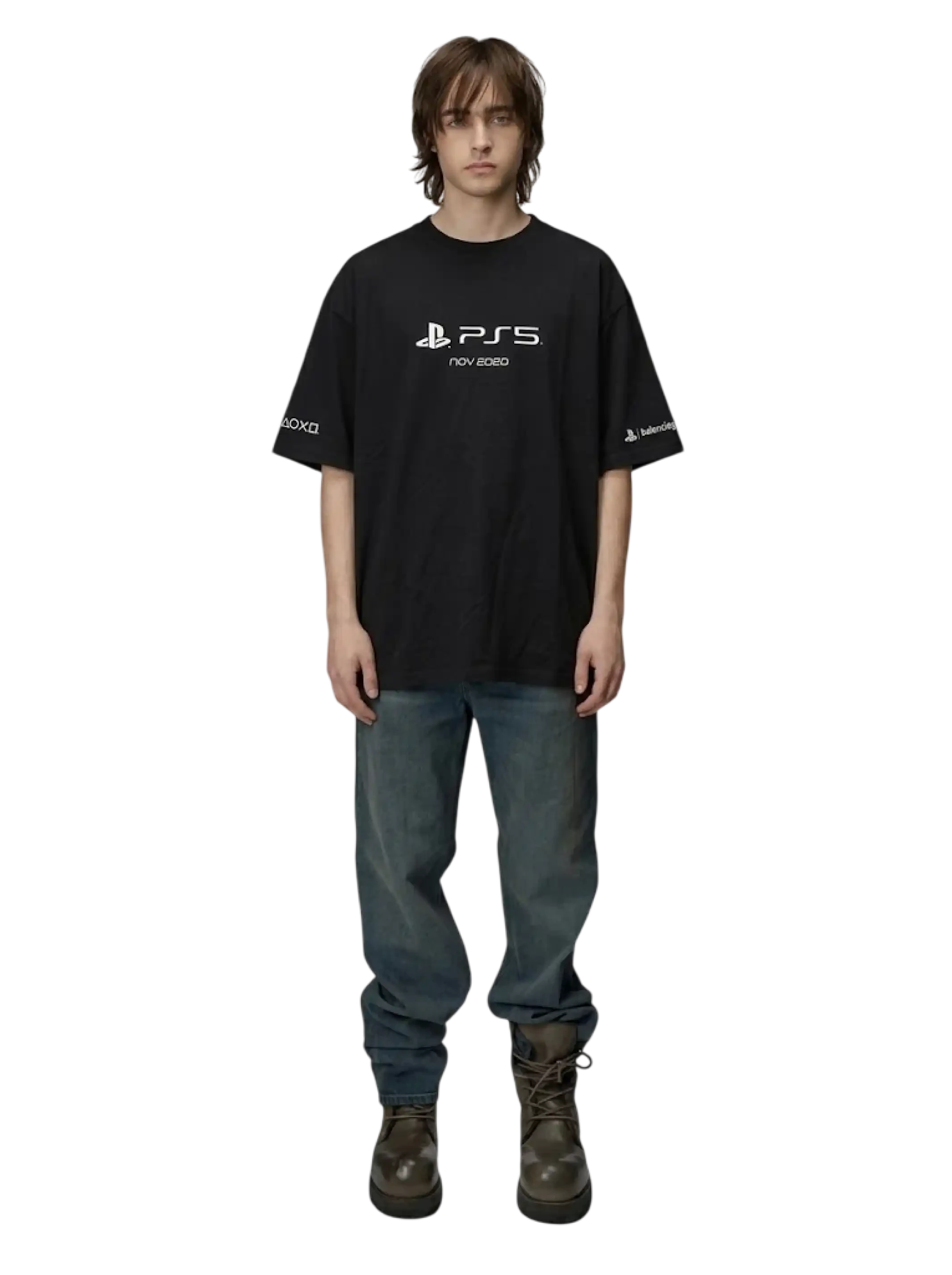 Balenciaga x Sony PlayStation PS5 Boxy T-Shirt