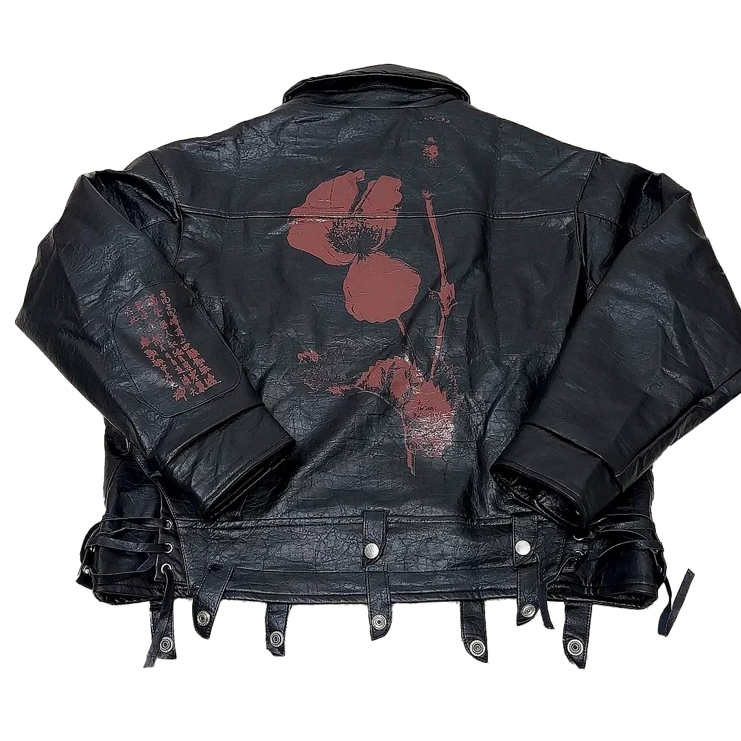 Enfants Riches Déprimés «Midnight Oil» Aviator Leather Jacket