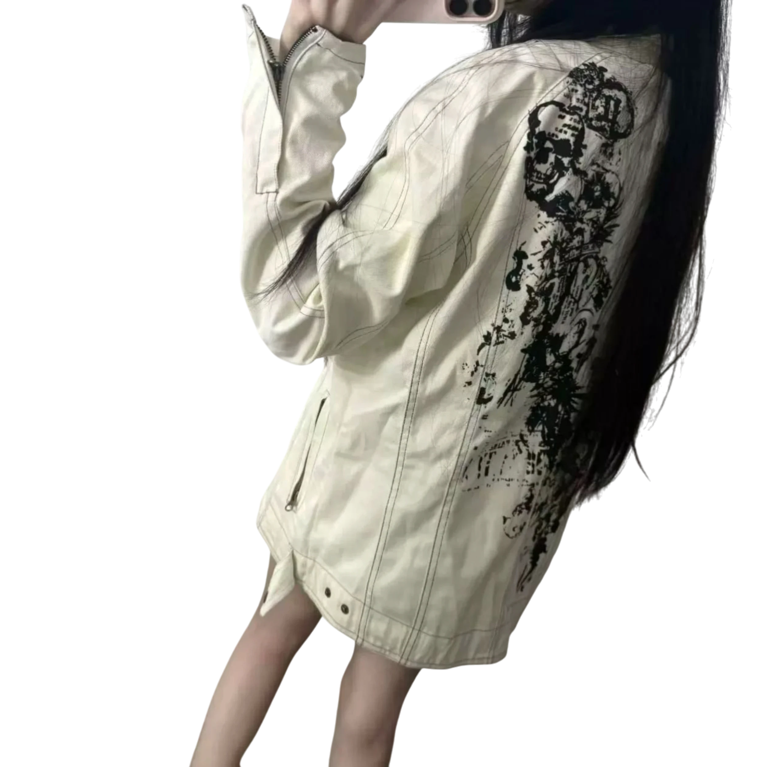 Tornado Mart Coated Studded Jacket