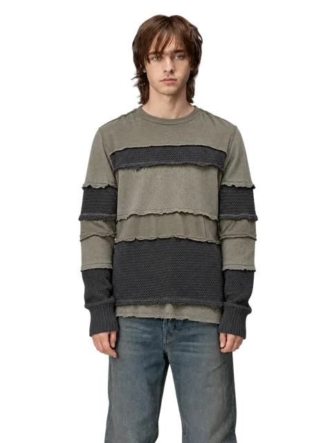 Undercover AW03 «Paper Doll» Layered Mesh Sweater