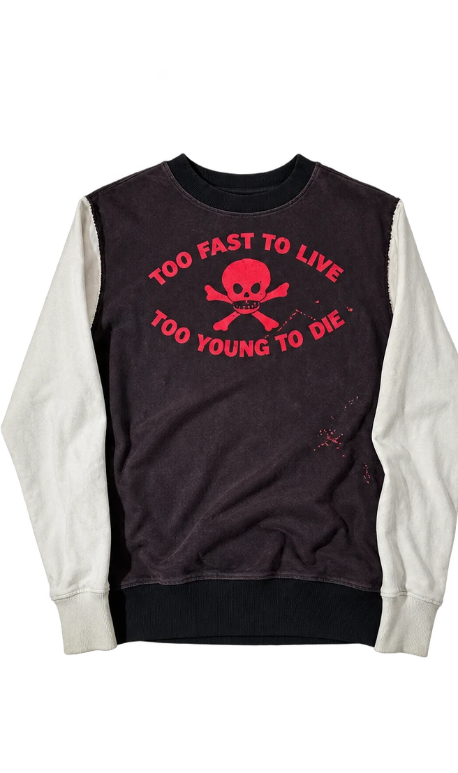Vivienne Westwood «Too Fast to Live, Too Young to Die» Sweatshirt