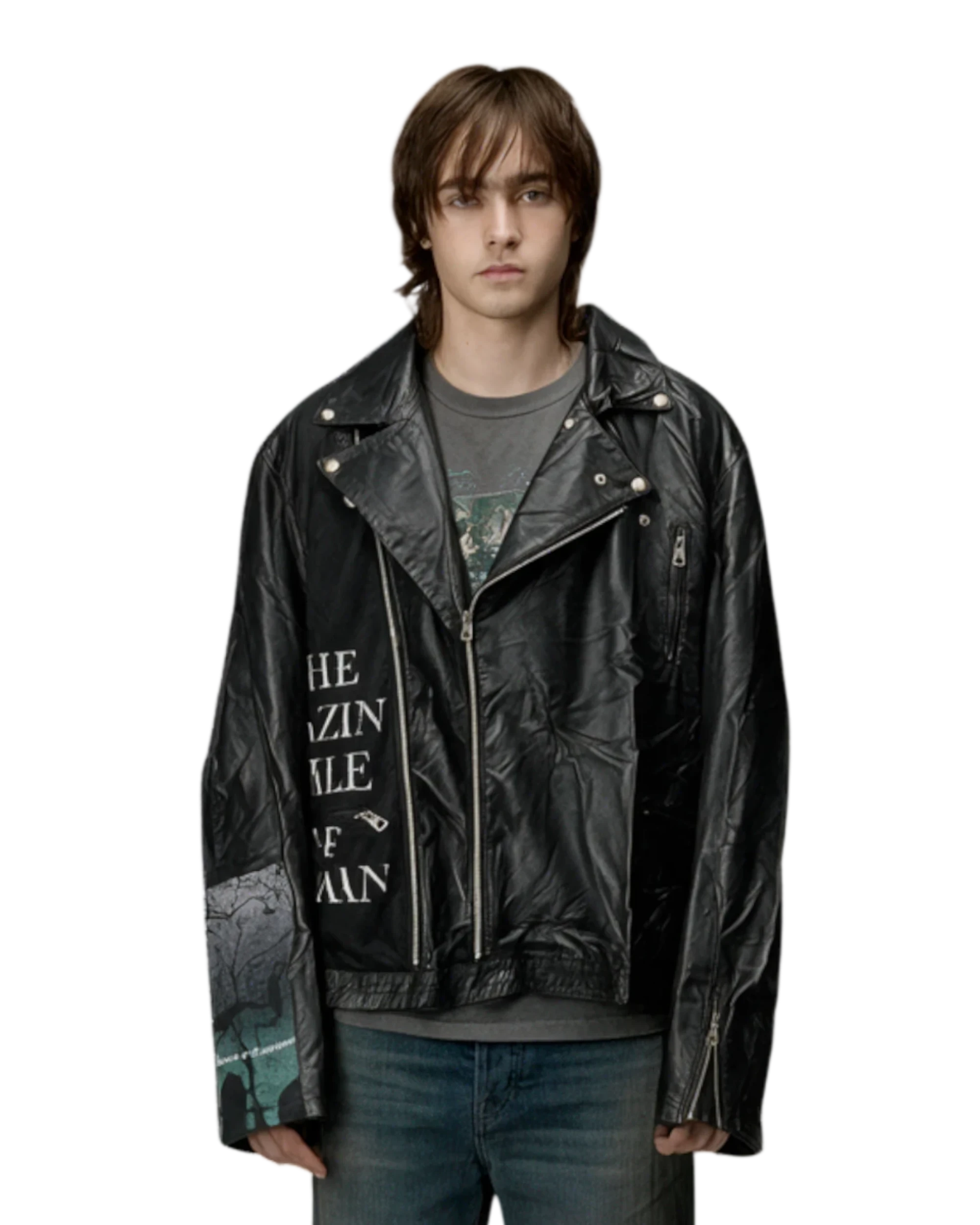 Undercover Klaus Leather Rider Jacket