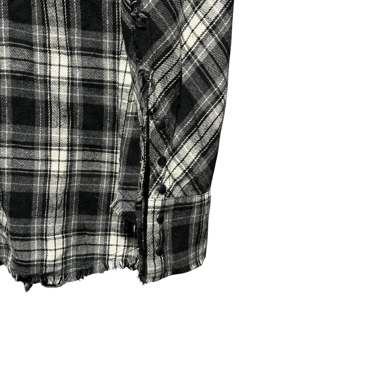 L.G.B. Distressed Flannel Hoodie Plaid Shirt
