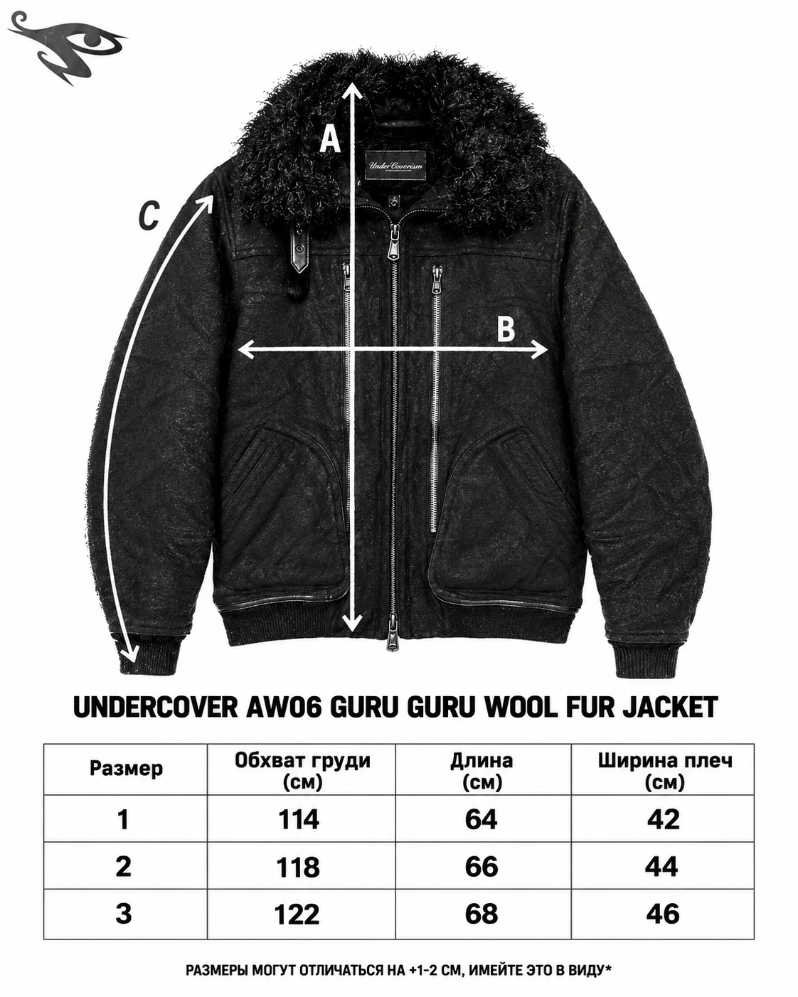Undercover AW06 Guru Guru Wool Fur Jacket