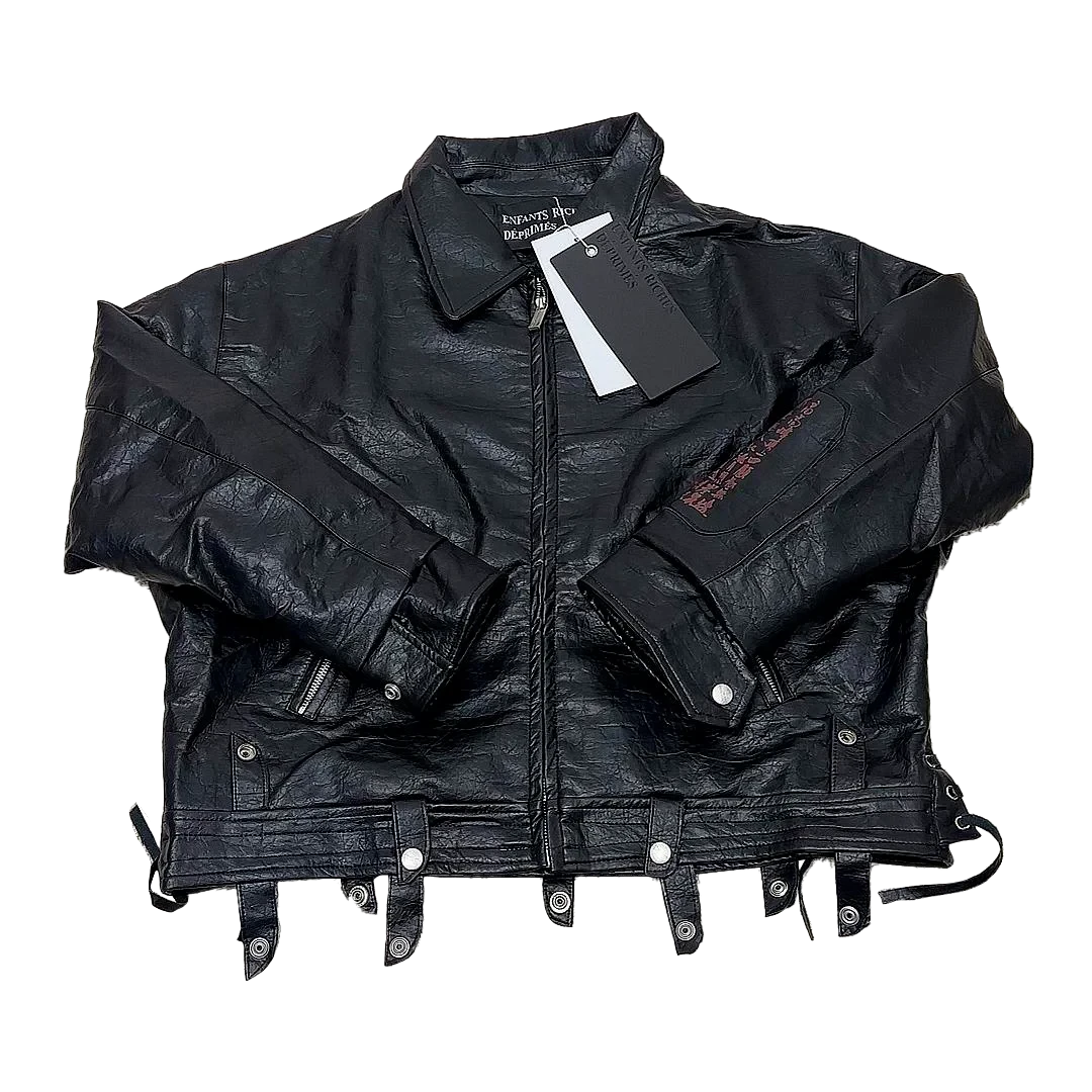 Enfants Riches Déprimés «Midnight Oil» Aviator Leather Jacket