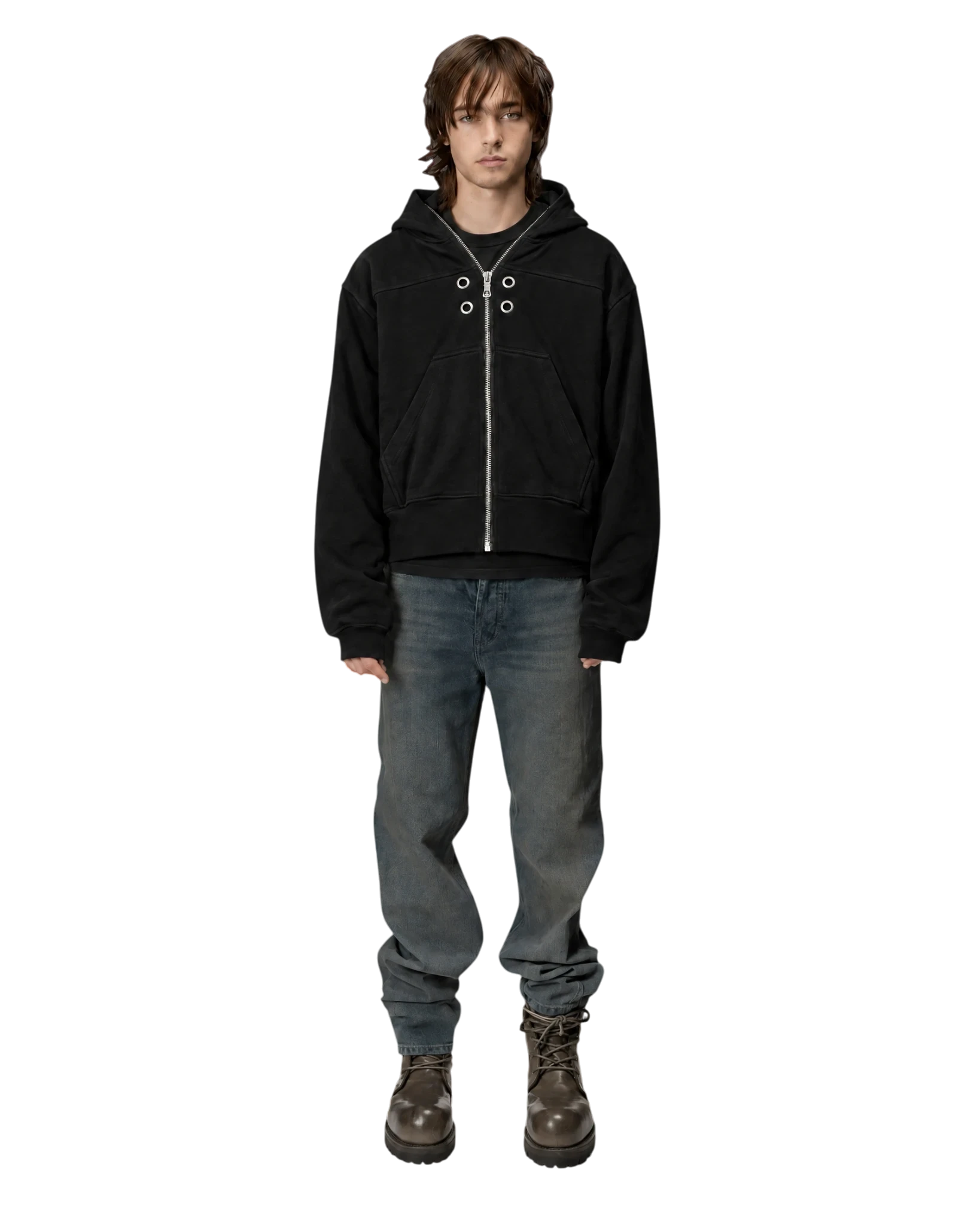 Rick Owens DRKSHDW Small Gimp Hoodie