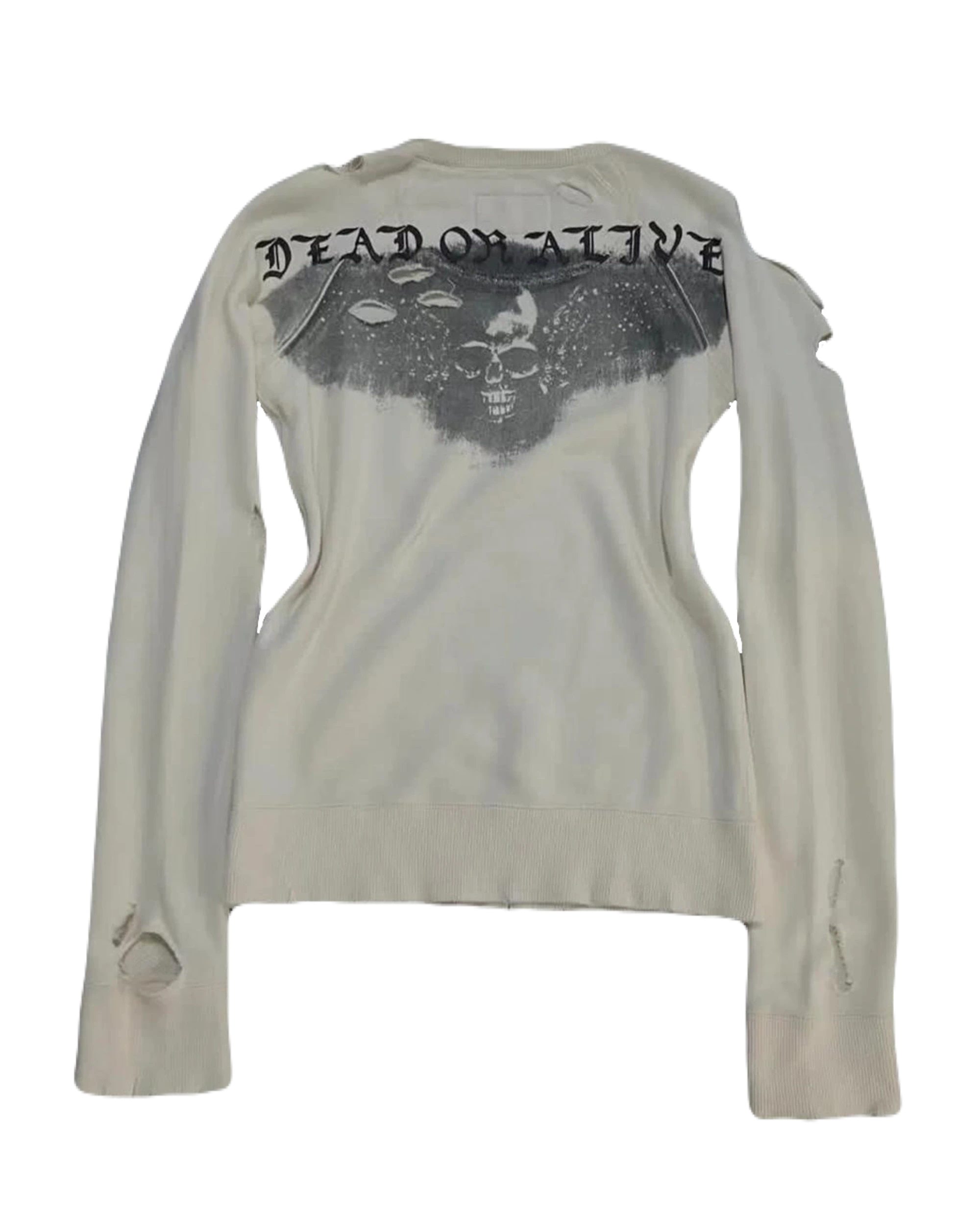 L.G.B. "DEAD OR ALIVE" Distressed Sweatshirt Свитшот