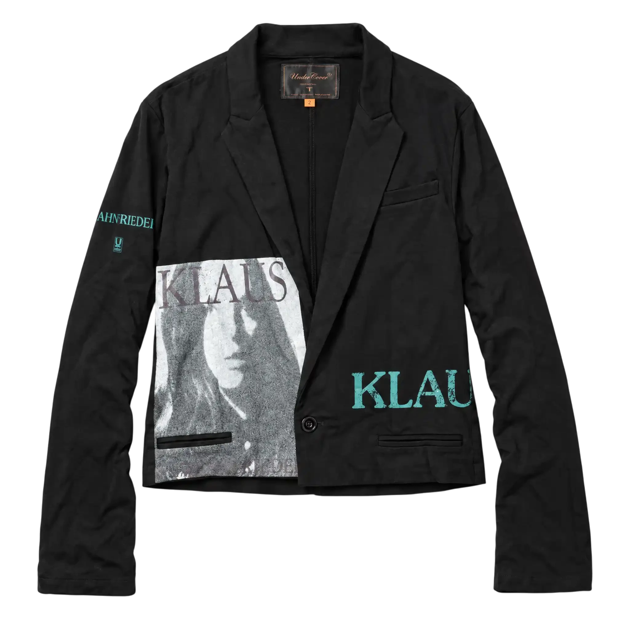 Undercover SS06 "T" Klaus Schulze Printed Cotton Jacket.