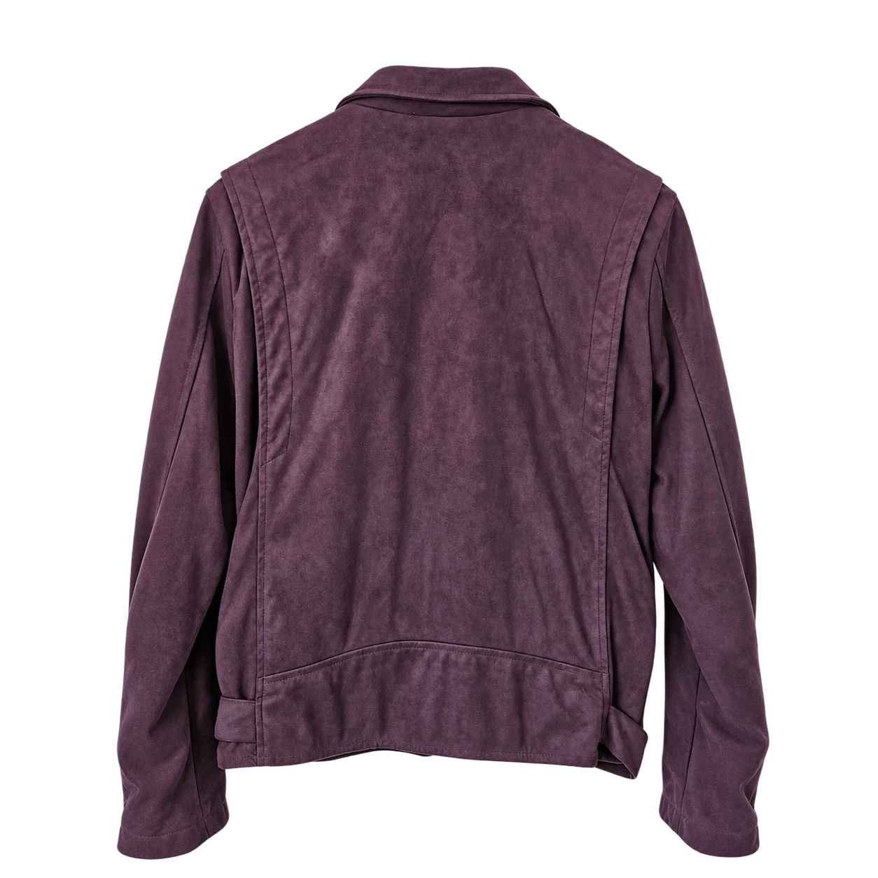 Attachment by Kazuyuki Kumagai Suede Leather Bondage Riders Jacket