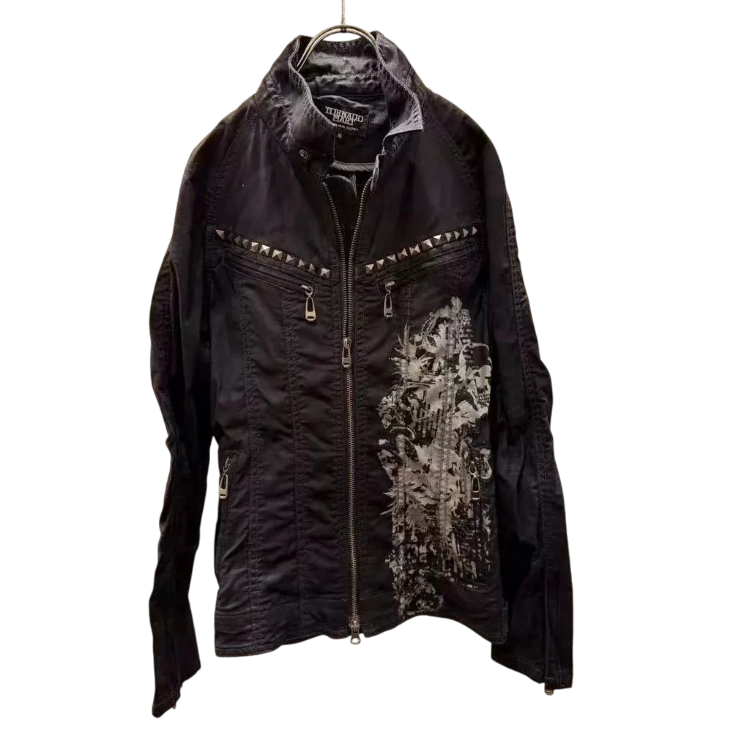 Tornado Mart Coated Studded Jacket