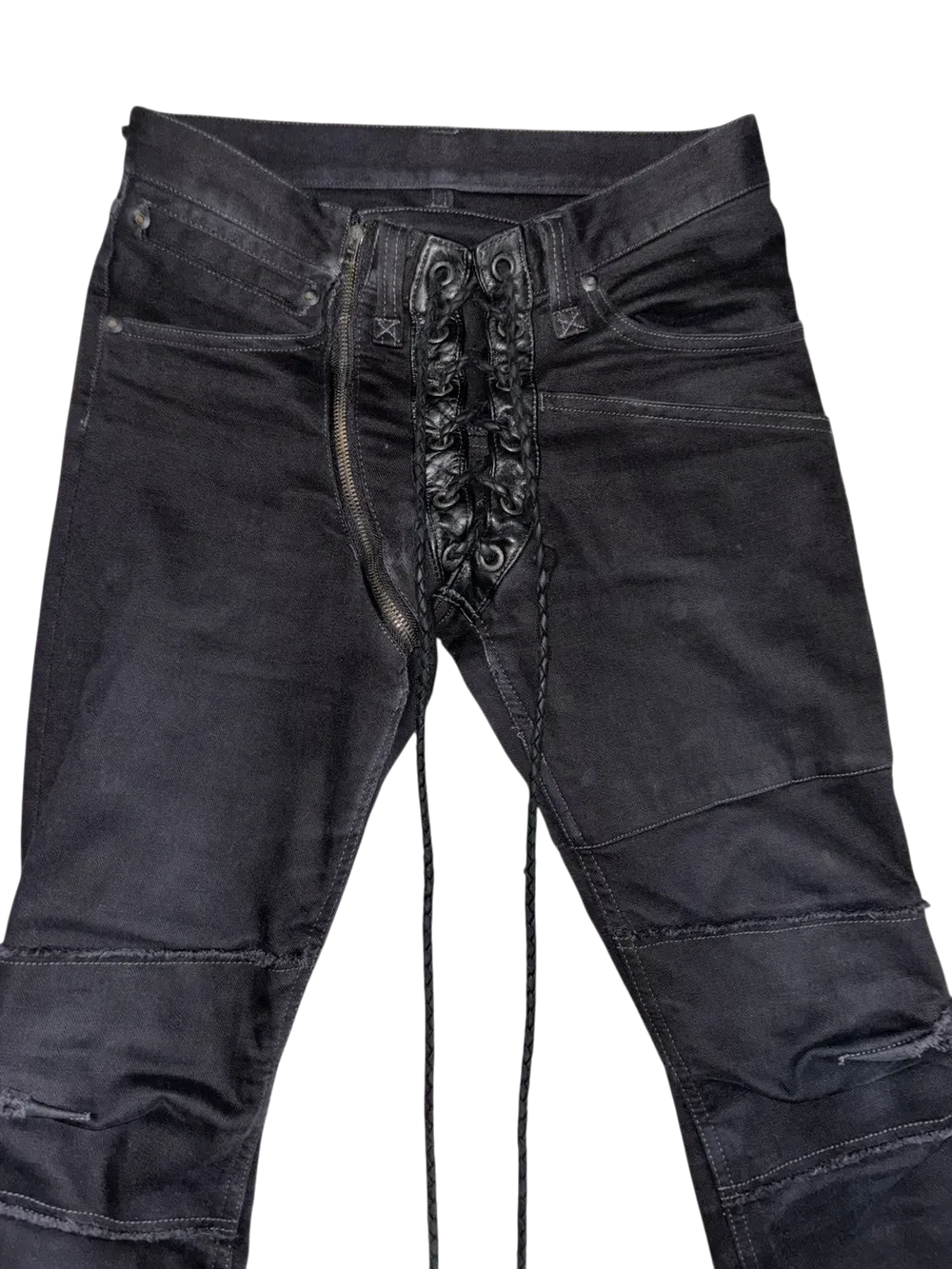 If Six Was Nine Front Lace Up Jeans