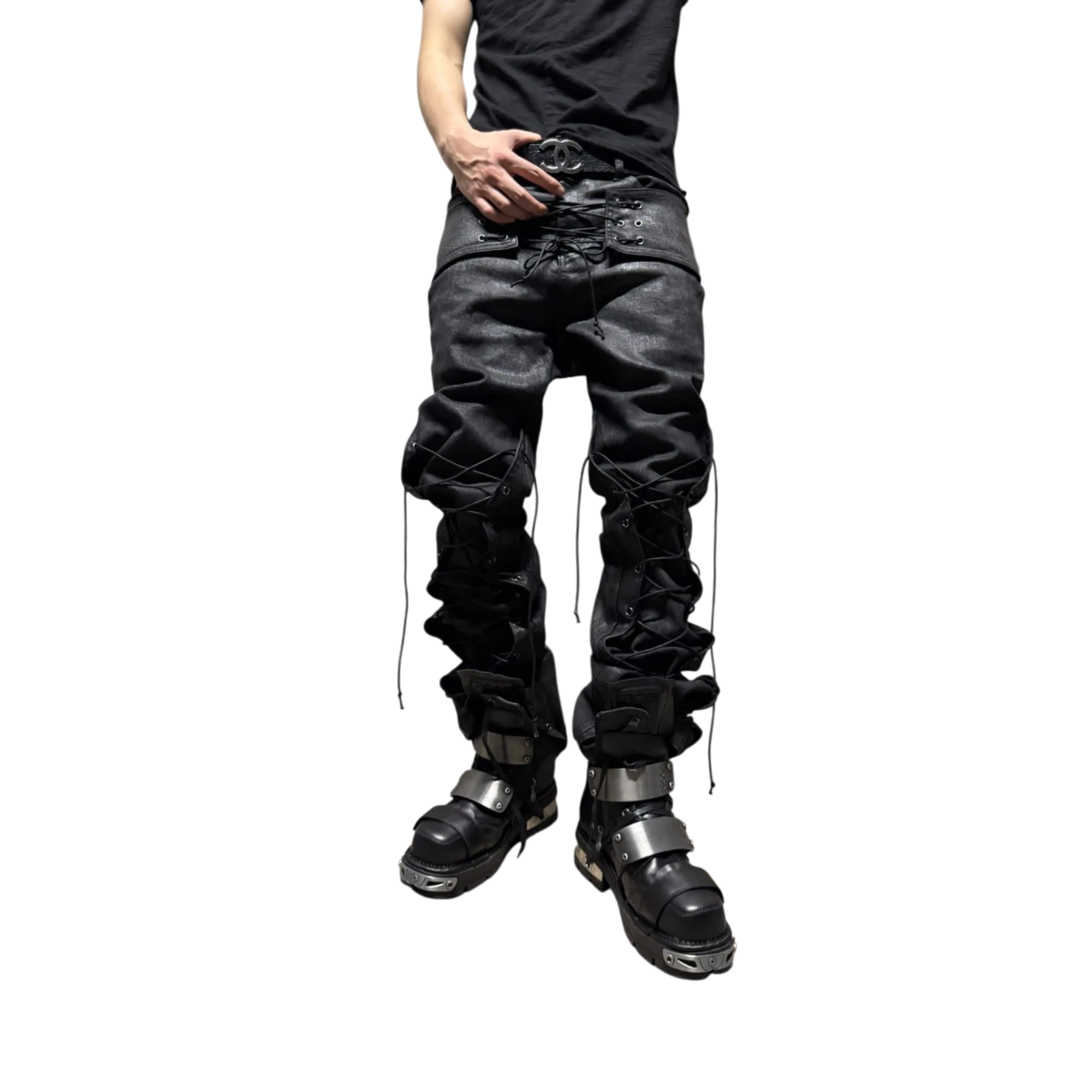 Racer Worldwide X New Rock Black Boot