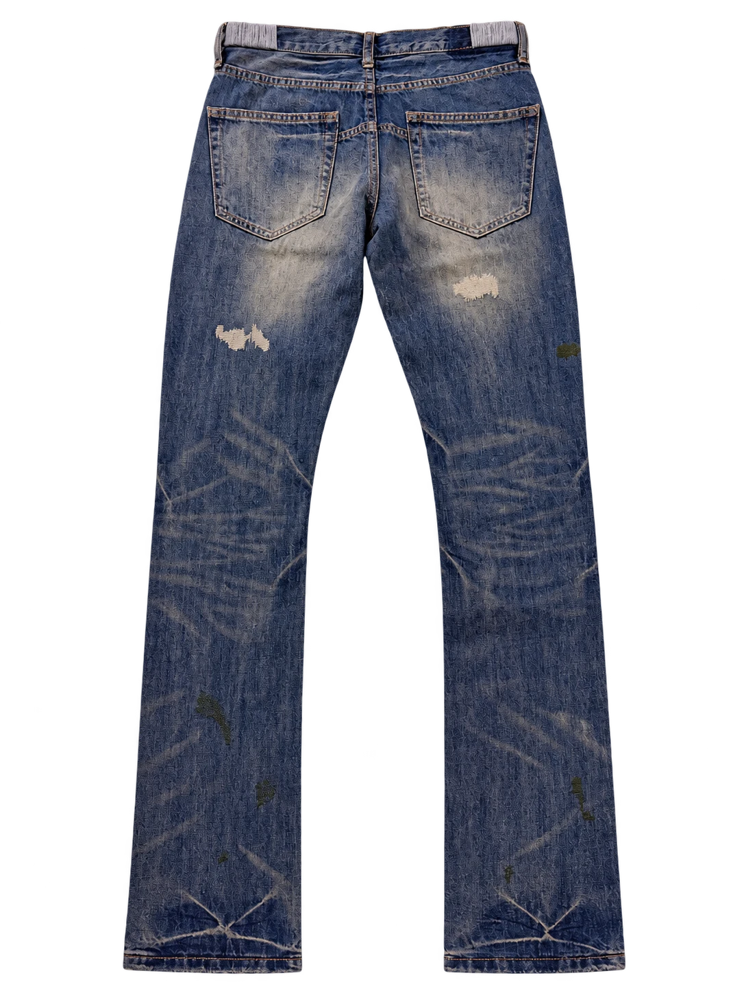 L.G.B. Stars & Stripes Mud-Washed Denim Jeans