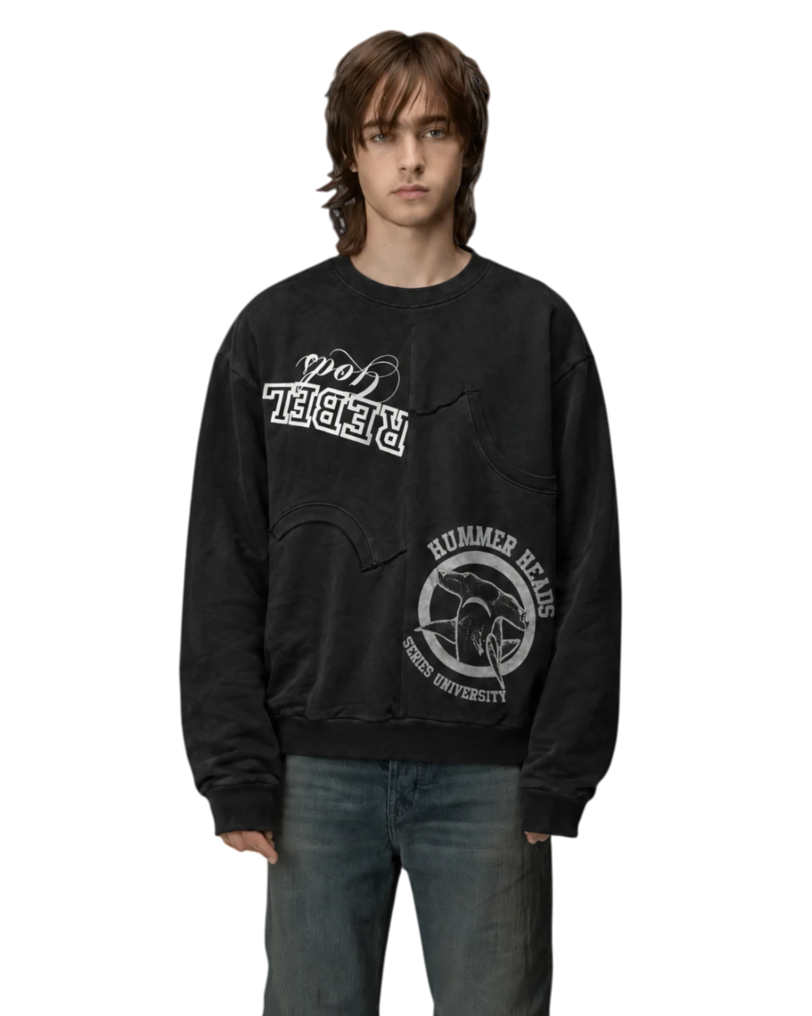 Undercover Undercoverism Patchwork Sweatshirt