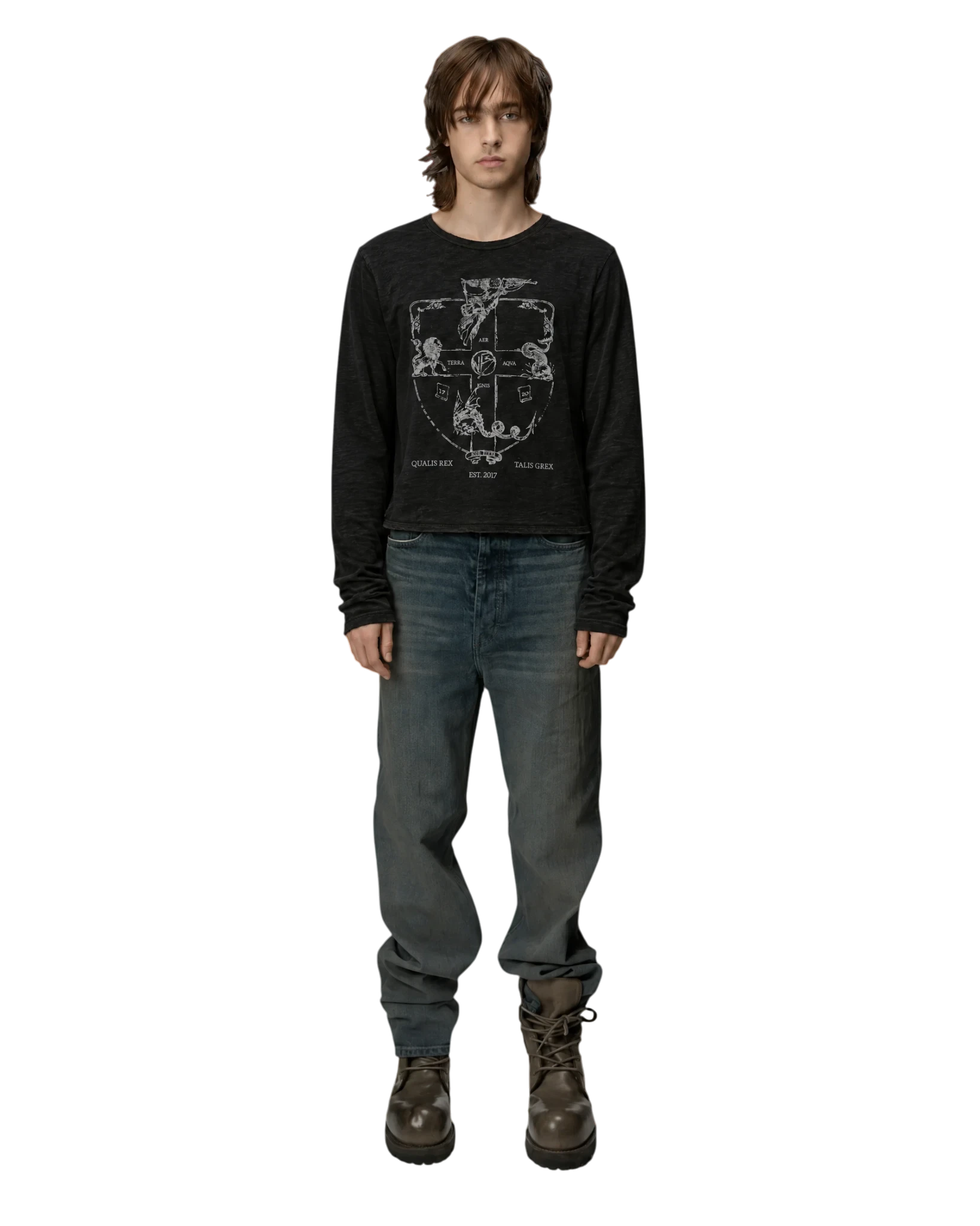 No/faith Studios Qualis Rex Talis Grex Est. 2017 Longsleeve