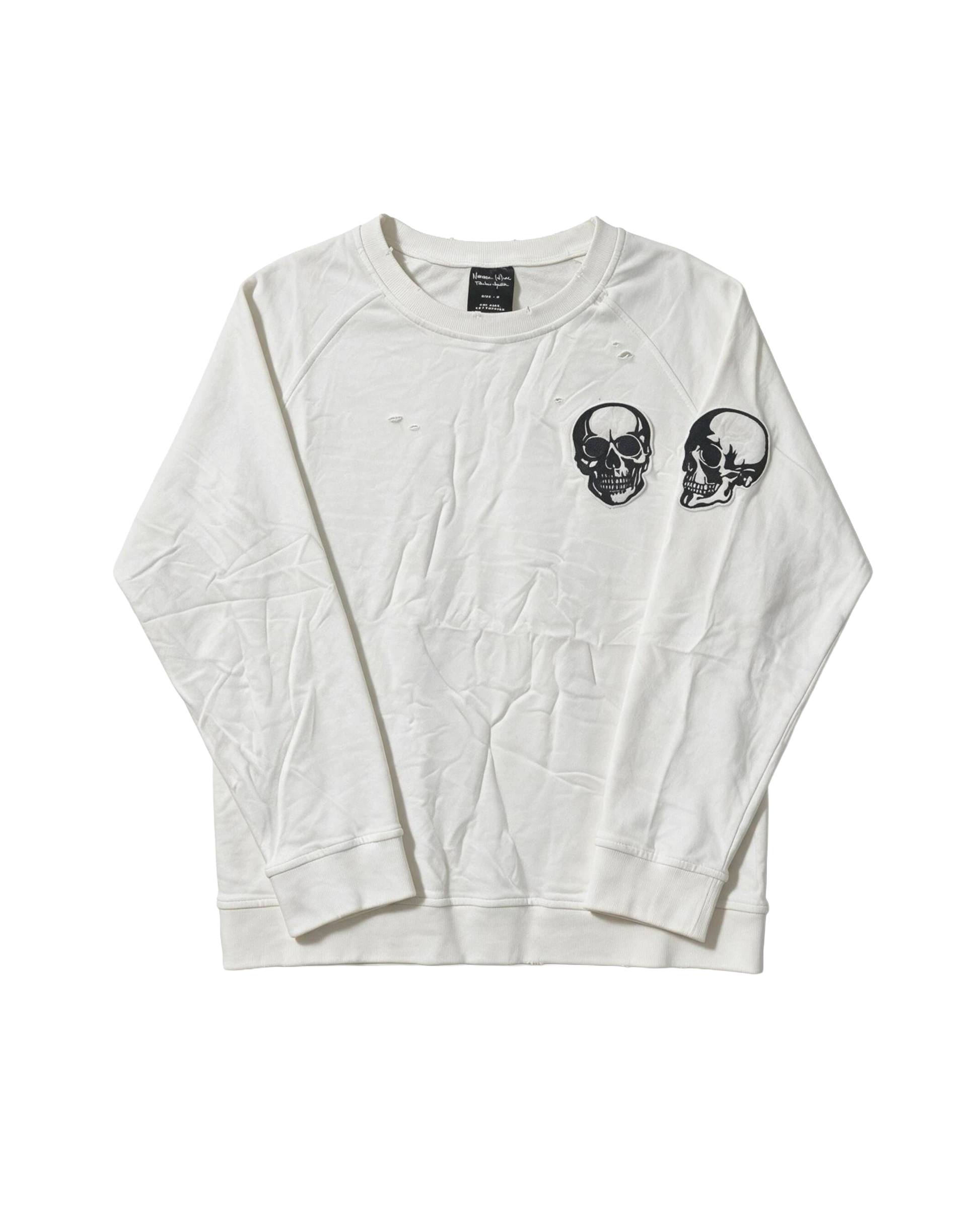 Number Nine Skull Long Sleeve