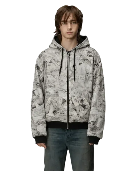 Undercover 08ss Double Sided Hoodie