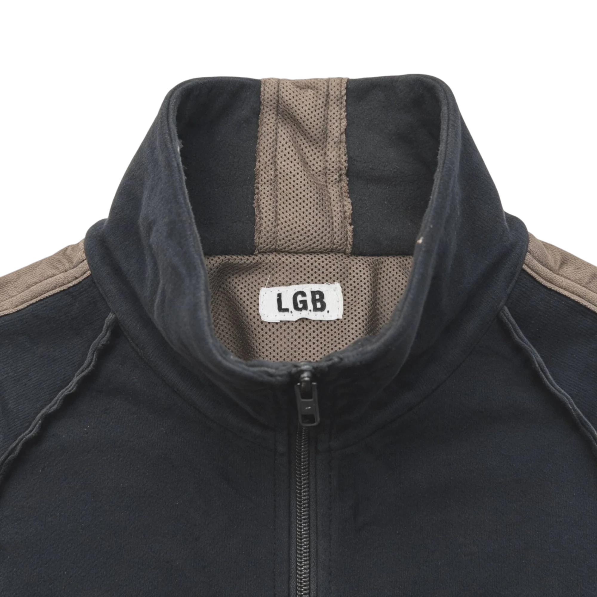 LGB GOTHIC LOGO ZIP-HOODIE