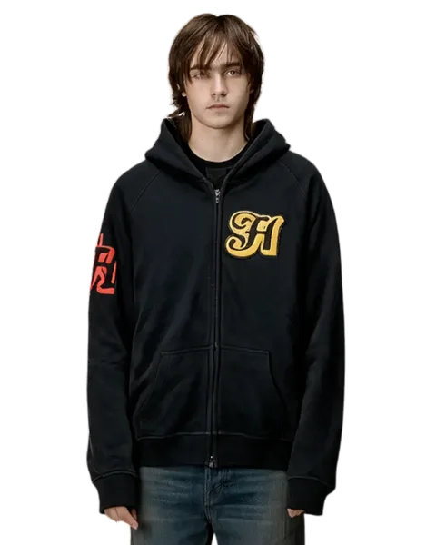 Number Nine The High Streets Zip-Hoodie