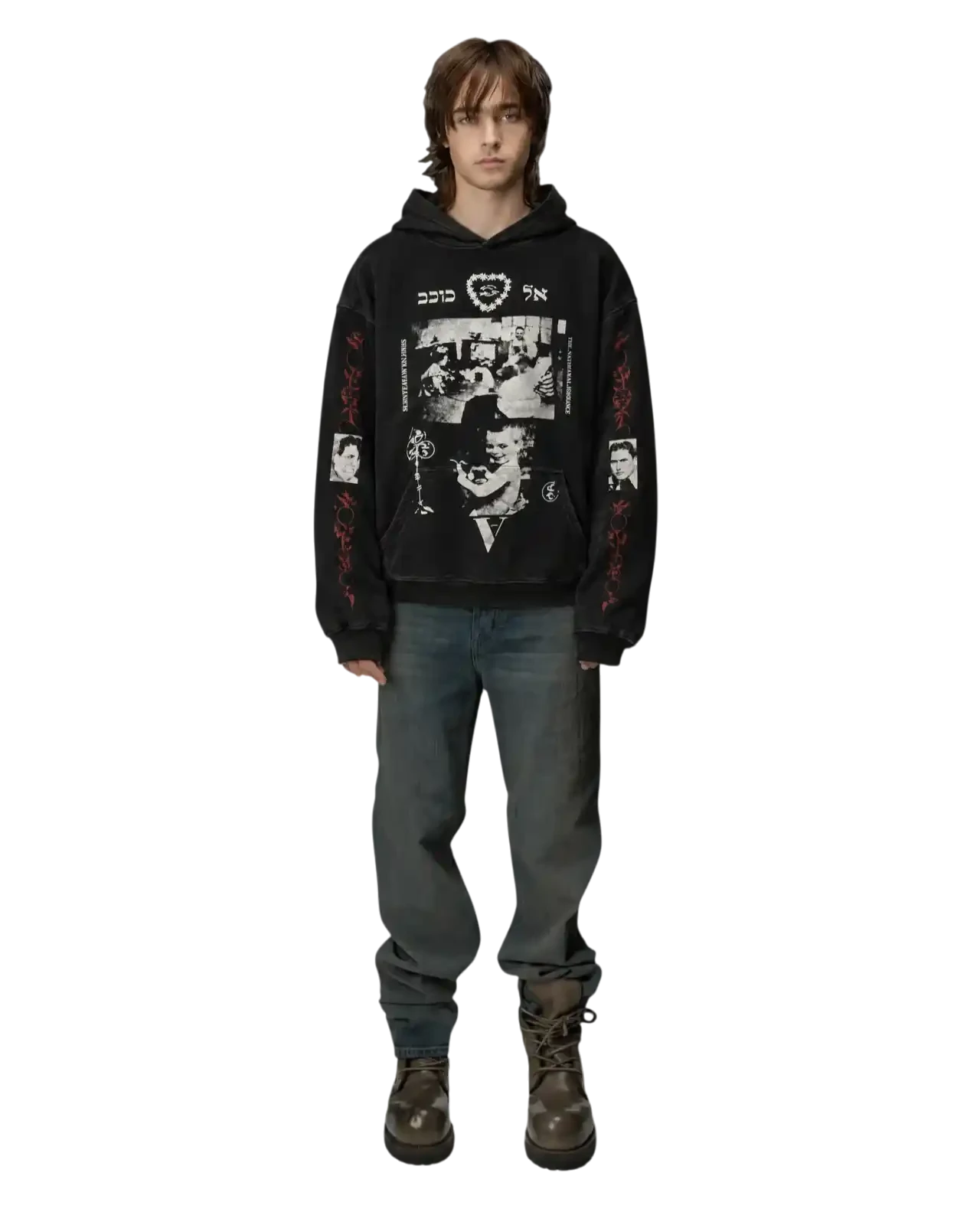 Enfants Riches Déprimés Cherry Distressed Hoodie