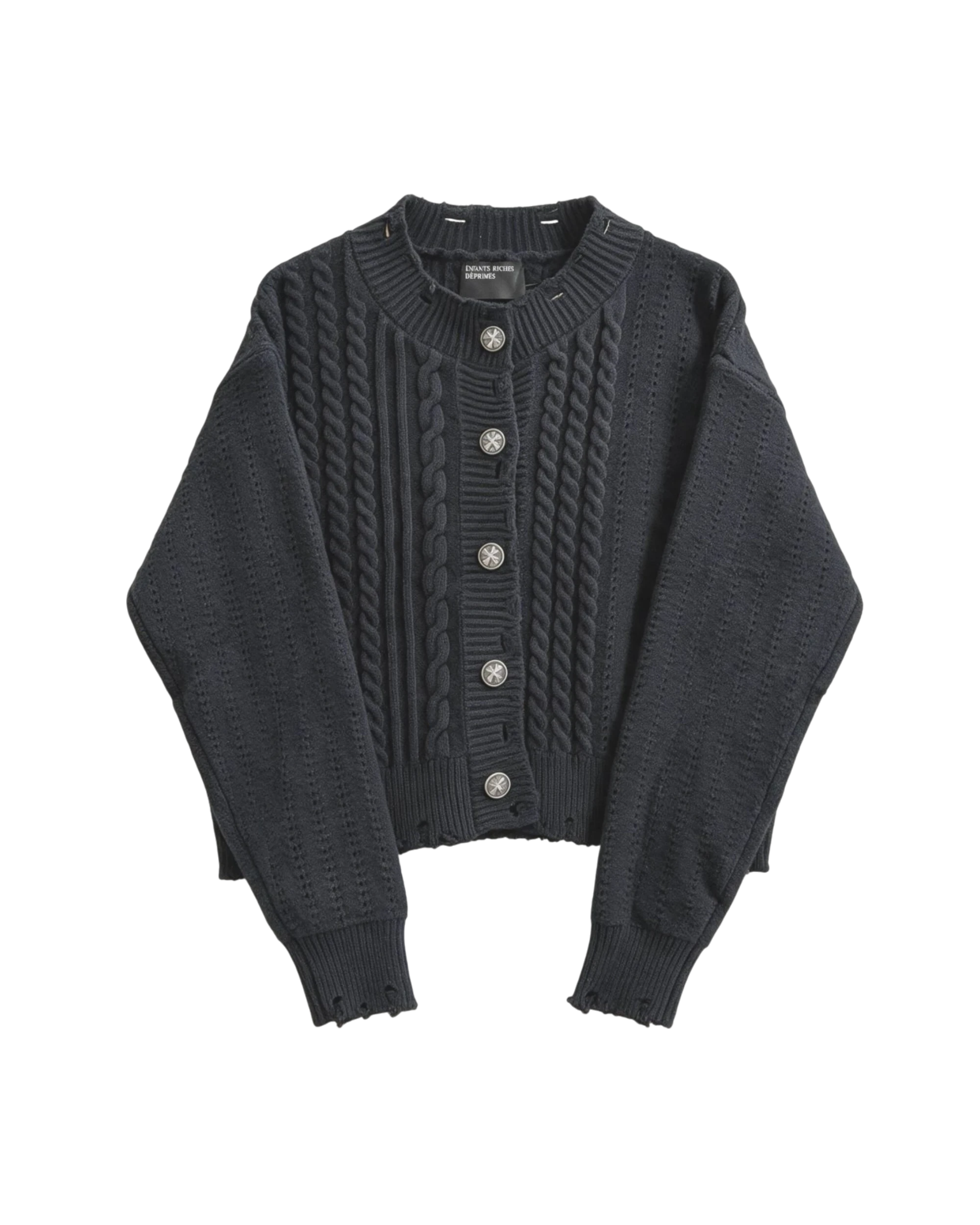 Enfants Riches Deprimes Iron Cross Cardigan