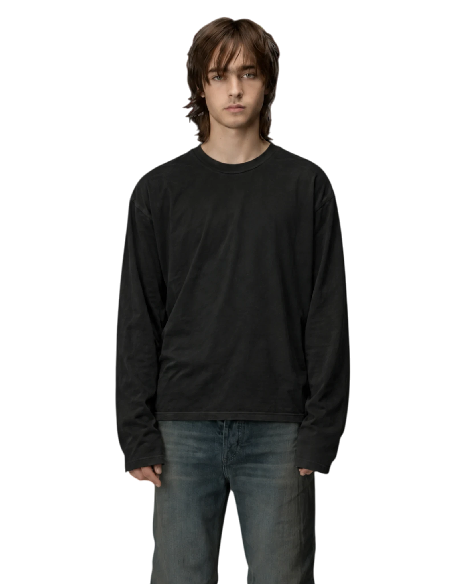 L.G.B. Clown Skull Patch Longsleeve