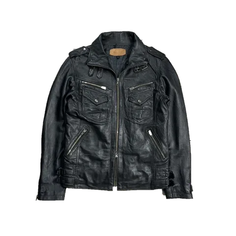 Isamu Katayama Backlash Jackrose bondage rider leather jacket vkei style