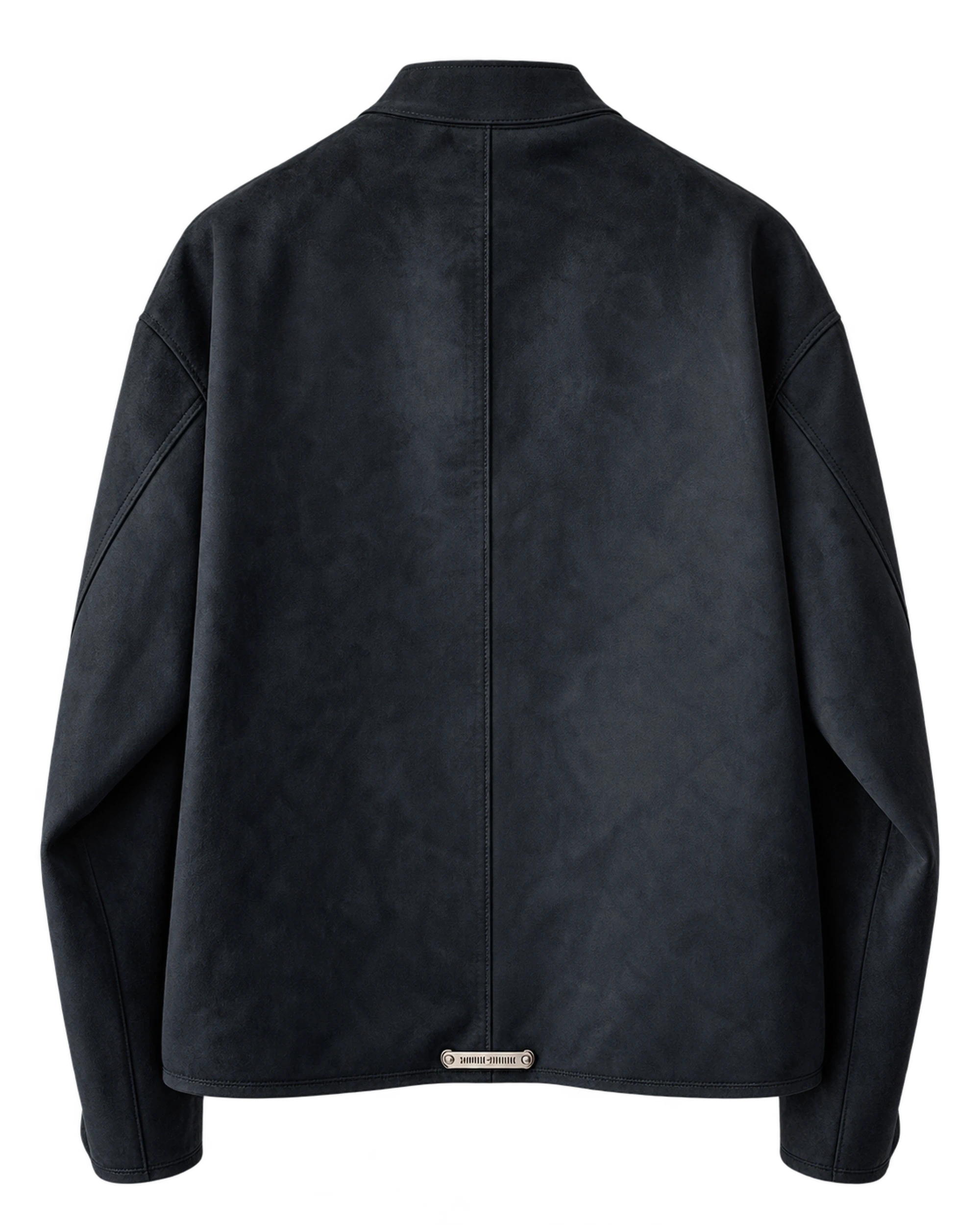 Chrome Hearts Cross Button Suede Dagger Zip Jacket