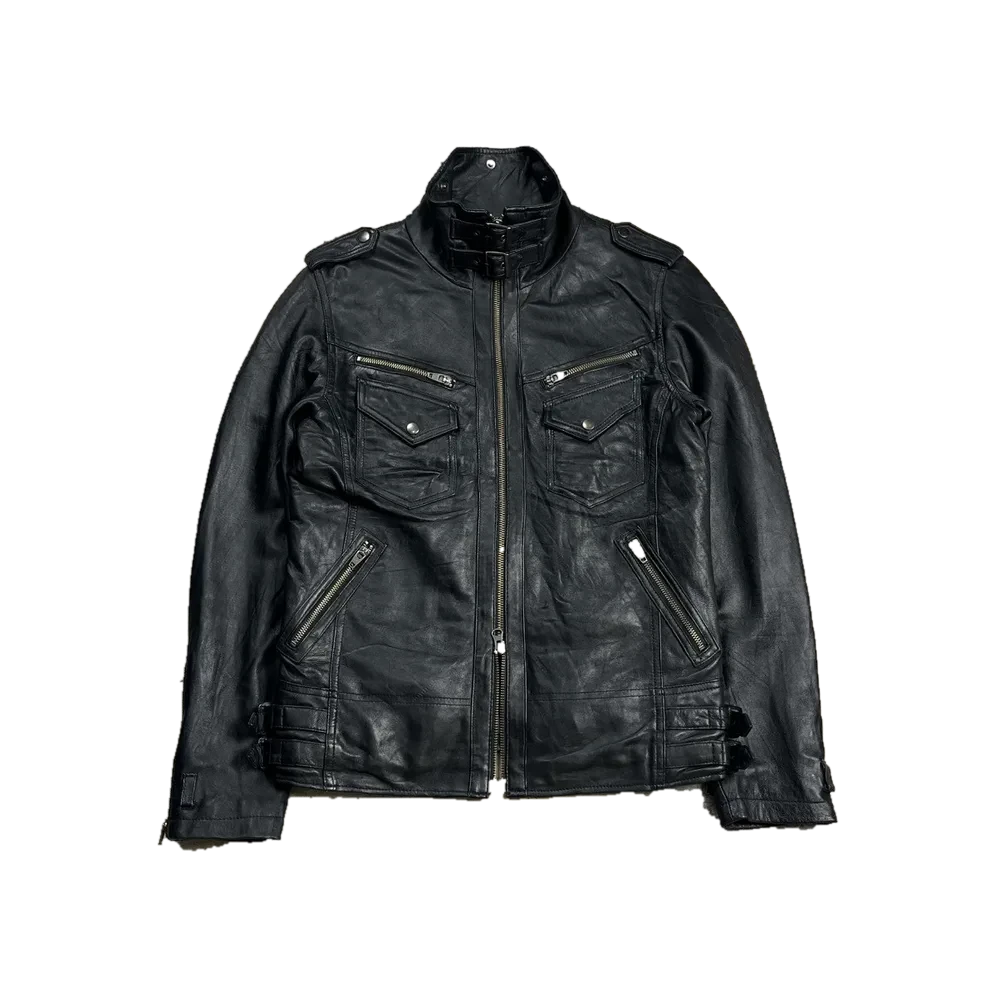 Isamu Katayama Backlash  Jackrose bondage rider leather jacket vkei style