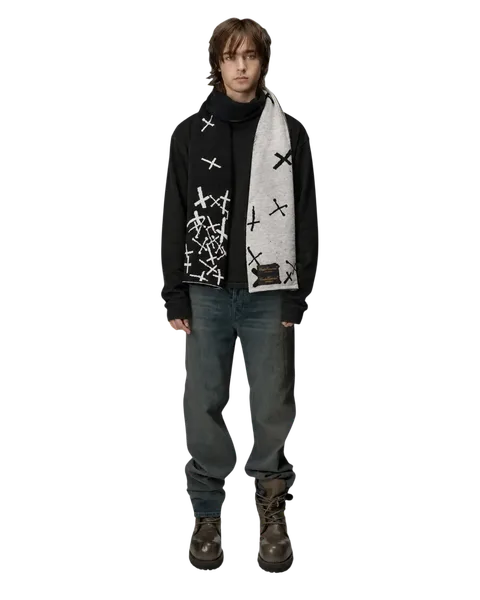 Undercover 02AW Knitted Scarf