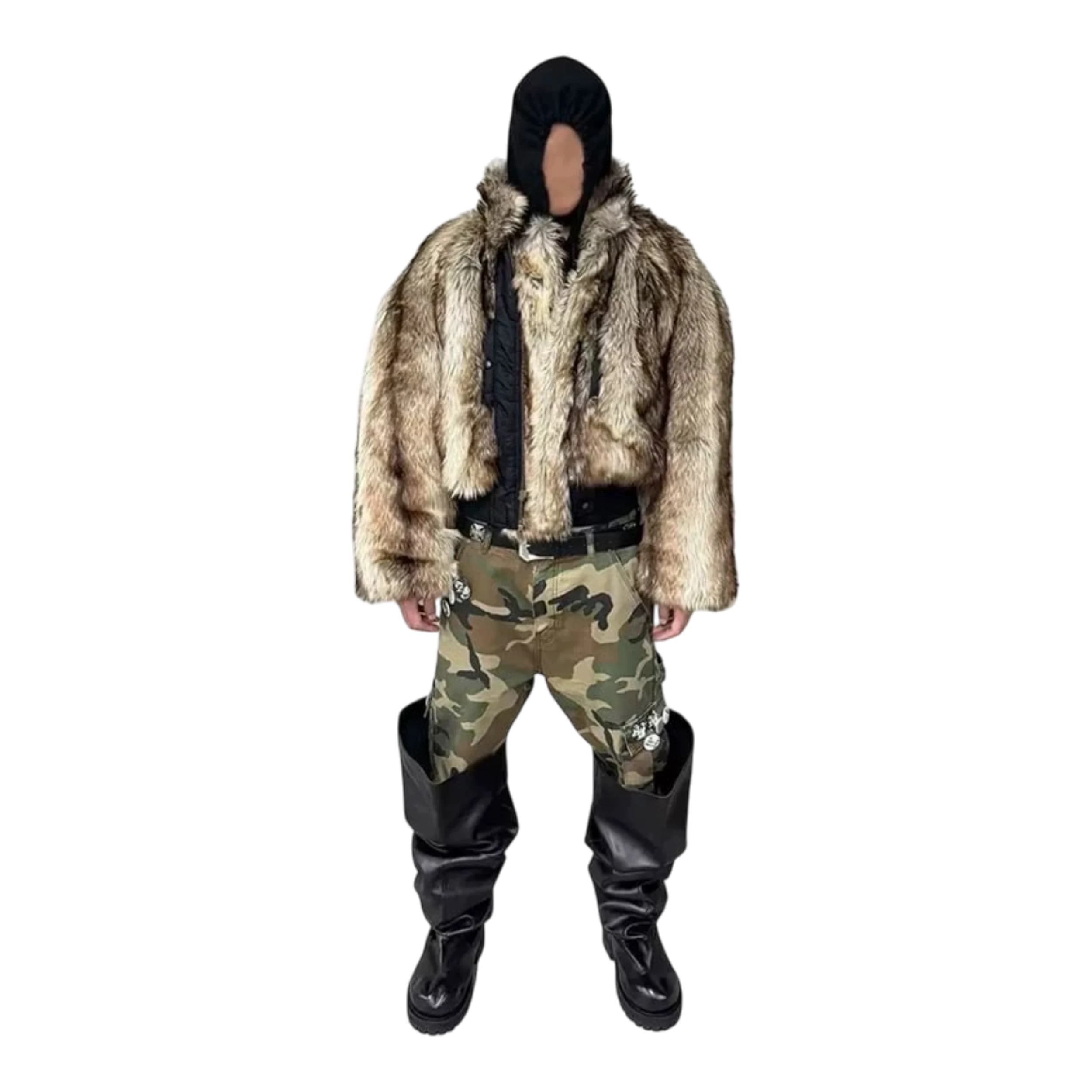 Protocol Index Exaggerated Shoulder Fur N2B