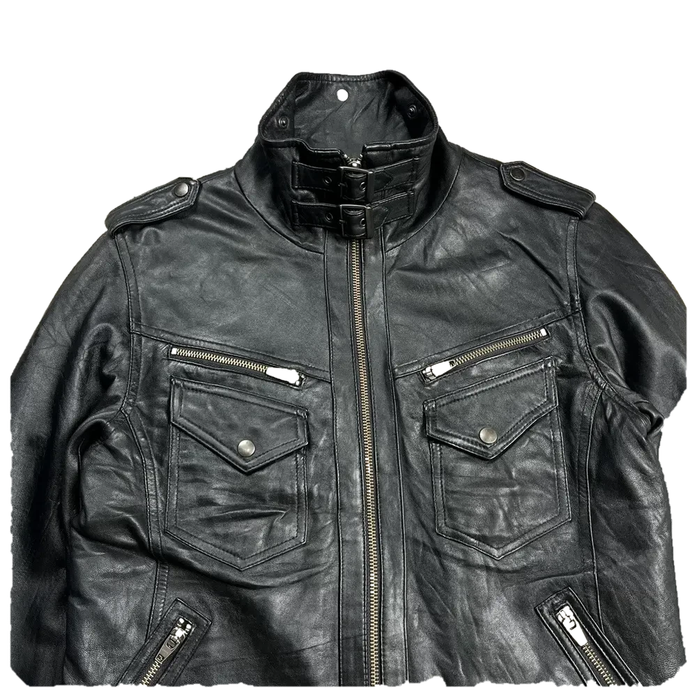 Isamu Katayama Backlash  Jackrose bondage rider leather jacket vkei style