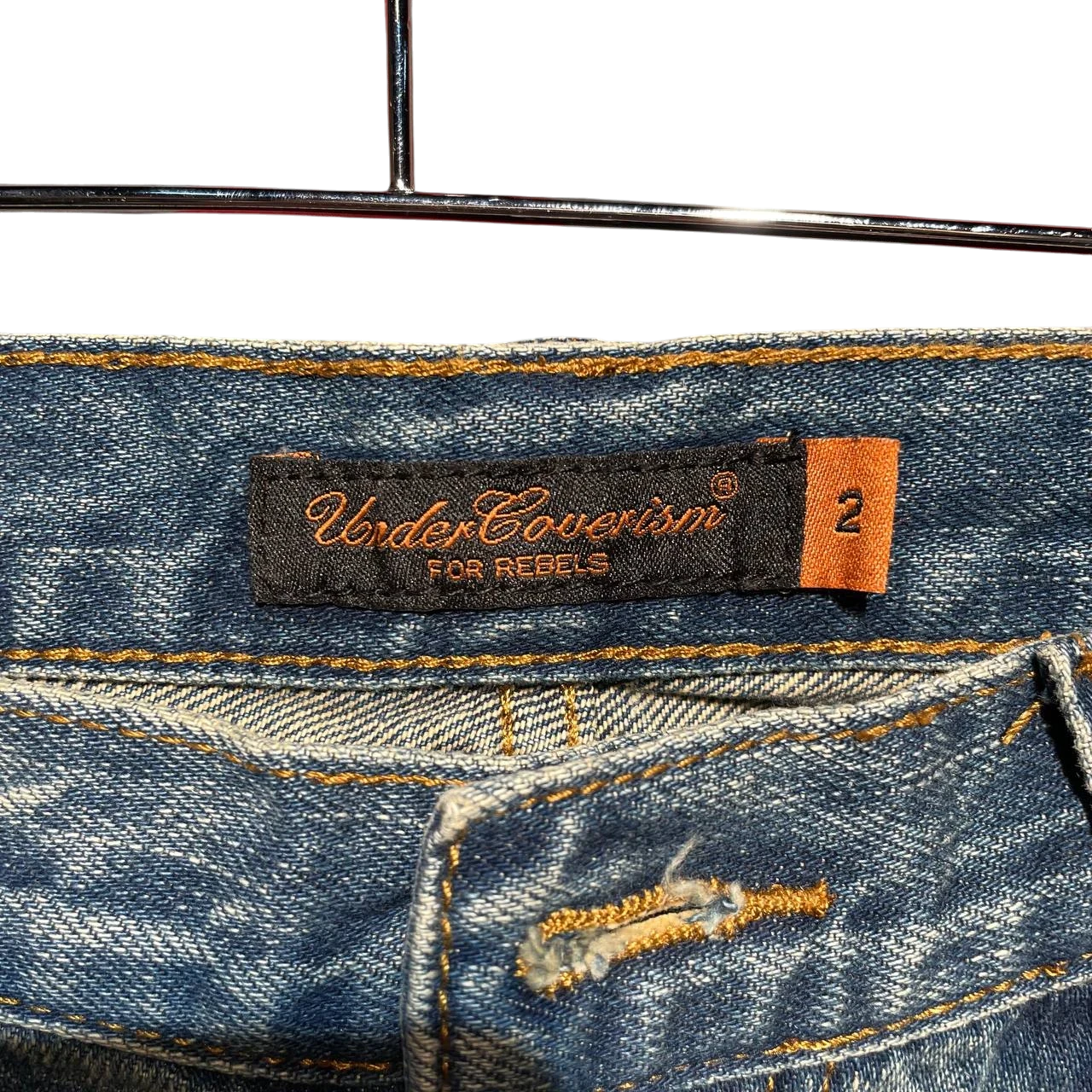 Undercover 05ss But Beautiful Distressed Denim Jeans