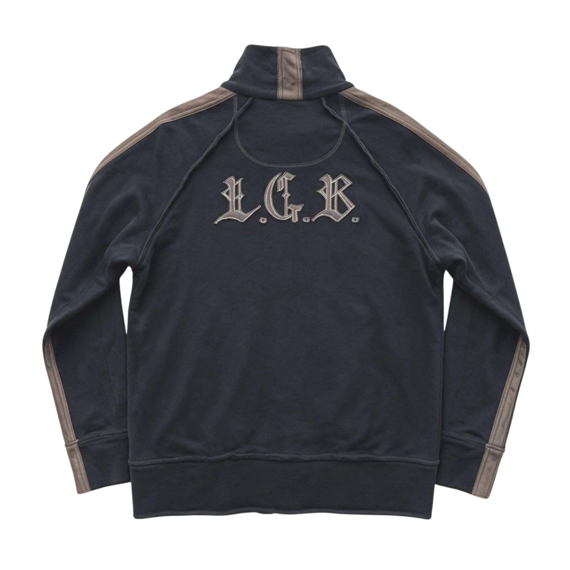 LGB GOTHIC LOGO ZIP-HOODIE