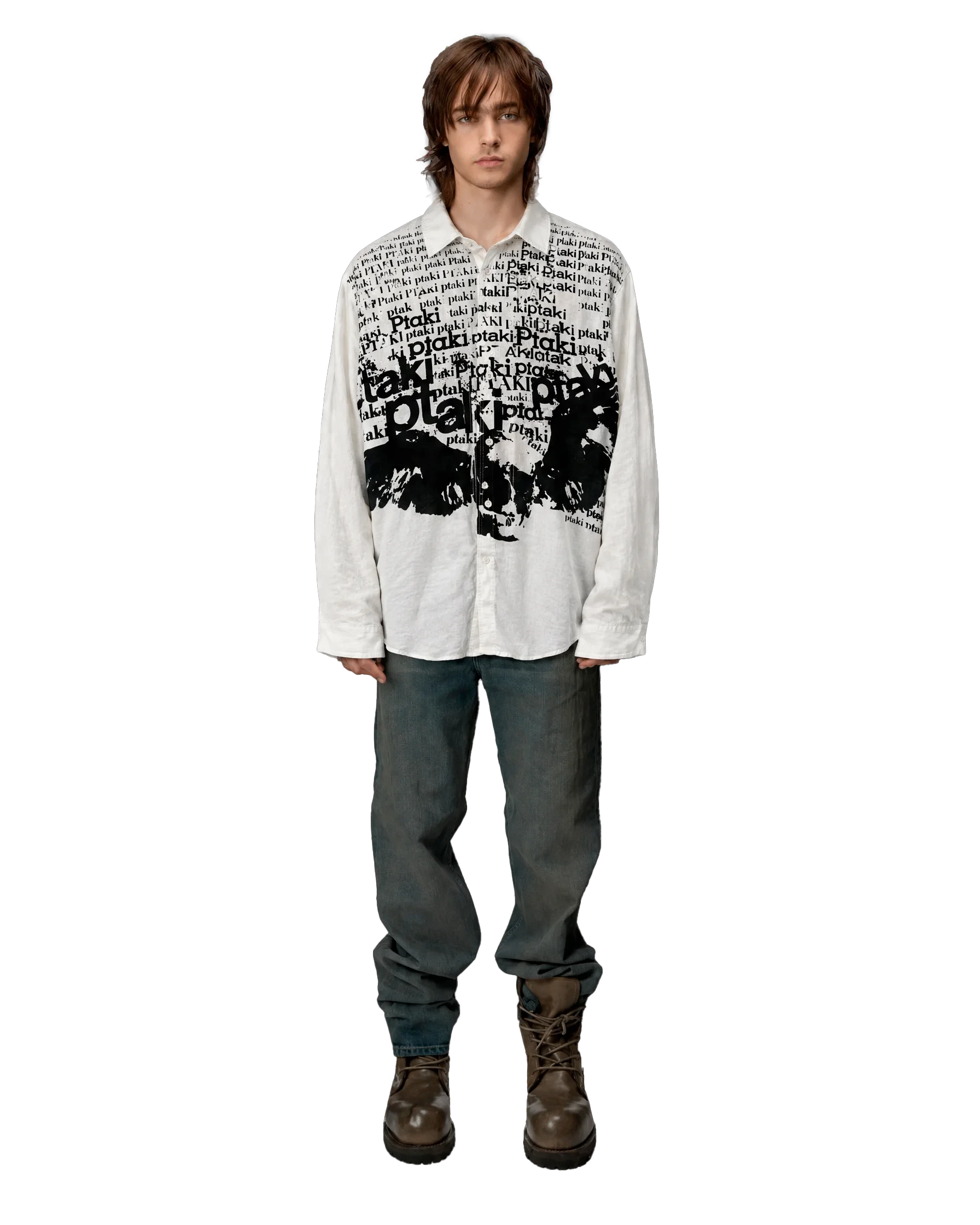 Junya Watanabe x Comme des Garçons «Ptaki» Punk Skull Shirt