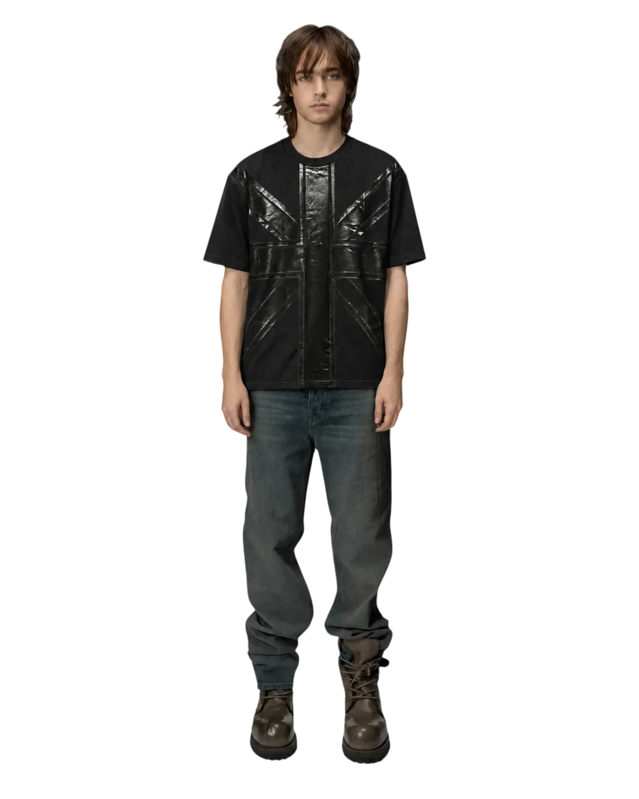 Helmut Lang 1997 Union Flag T-shirt