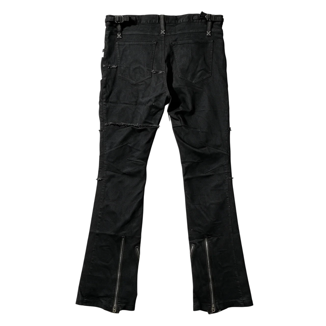 If Six Was Nine - Zebra Bone flared jeans