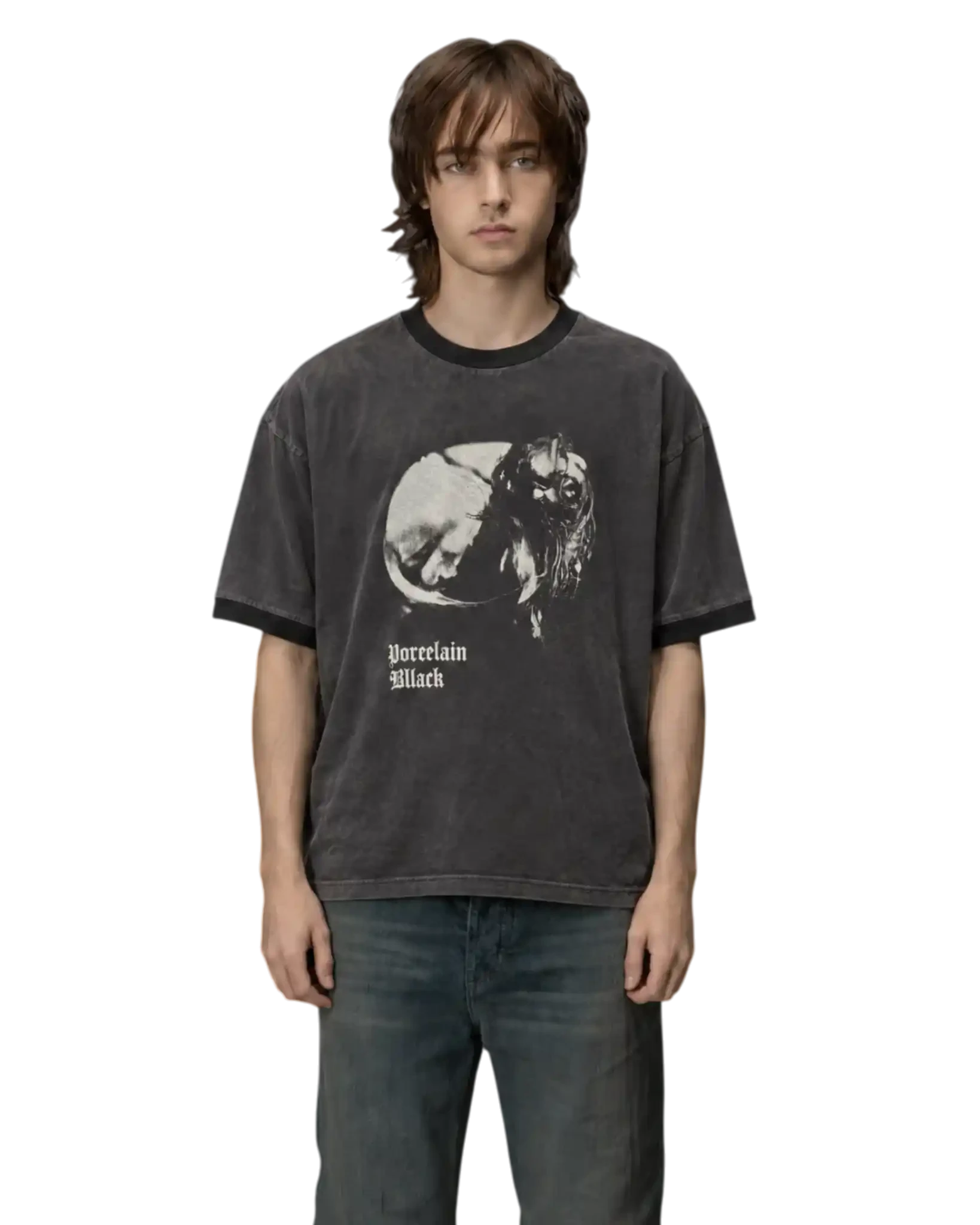 Enfants Riches Déprimés Porcelain Dog Patch Ringer T-shirt