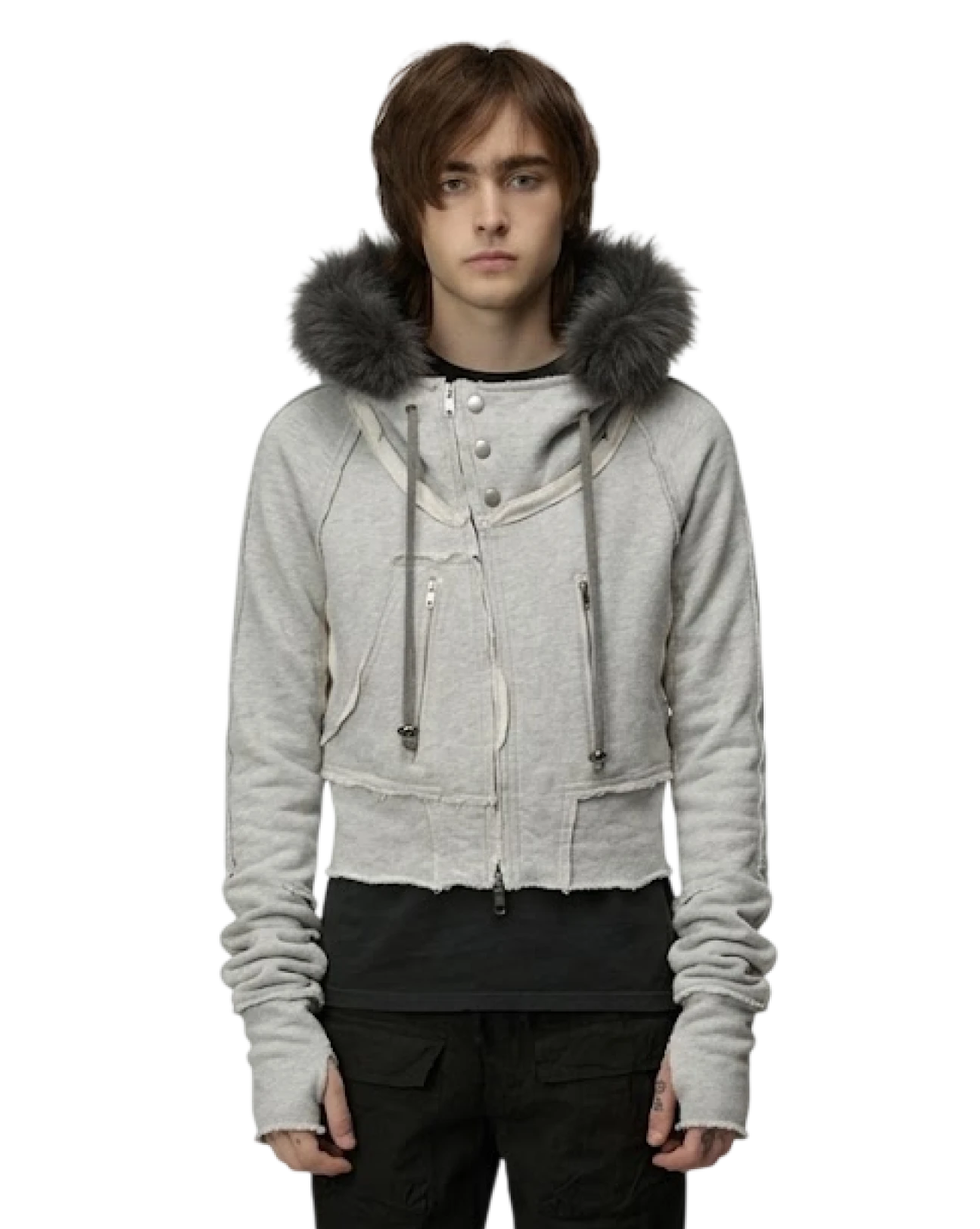L.G.B. Raccoon Fur Parka