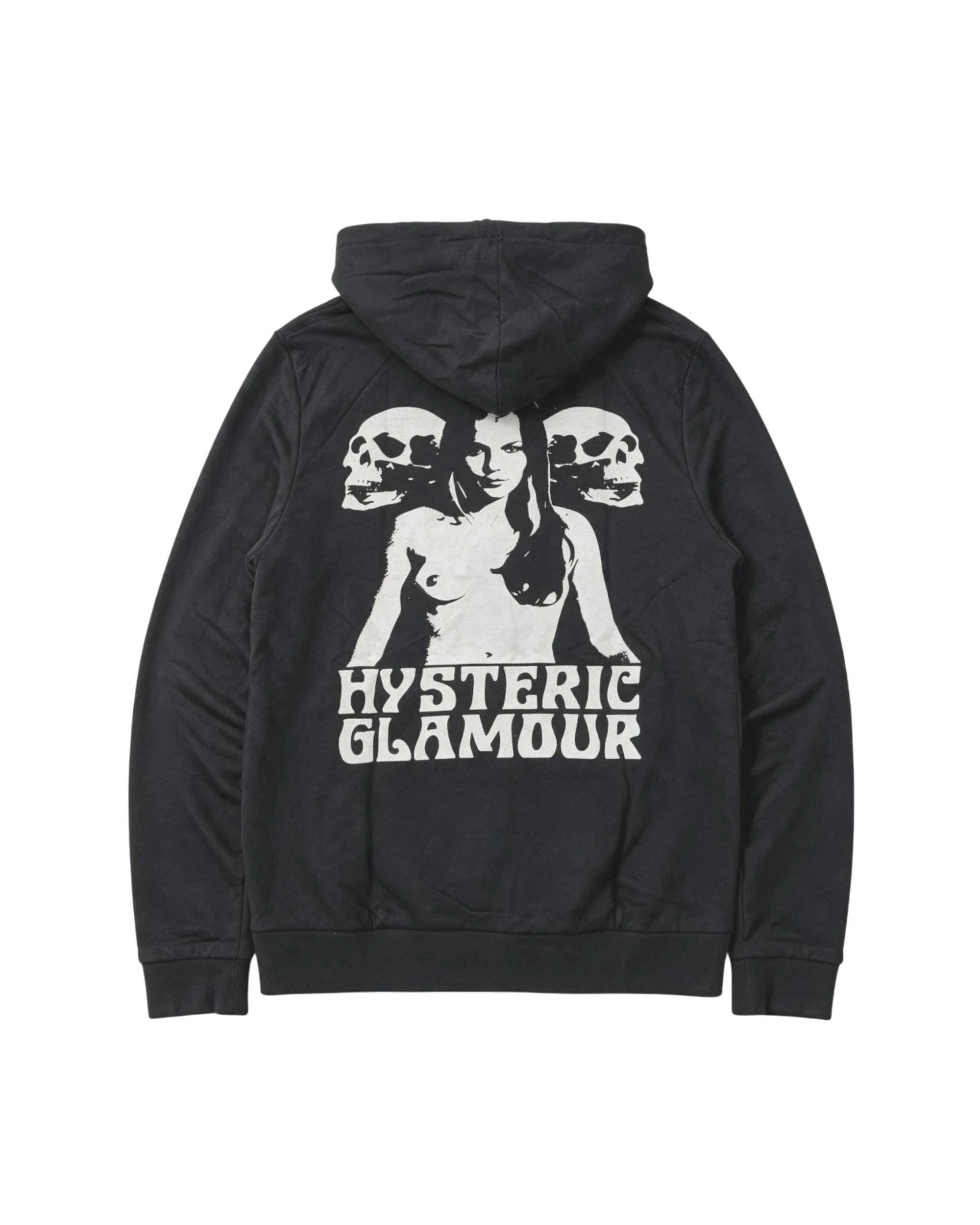 Hysteric Glamour Double Skulls & Girl Zip-Hoodie