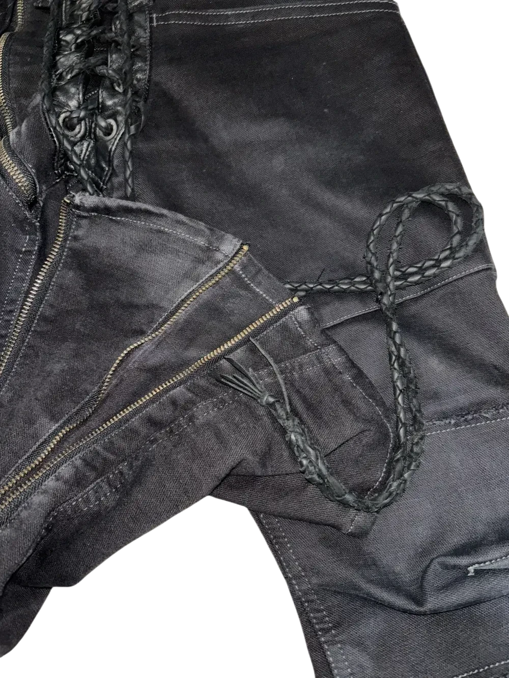 If Six Was Nine Front Lace Up Jeans
