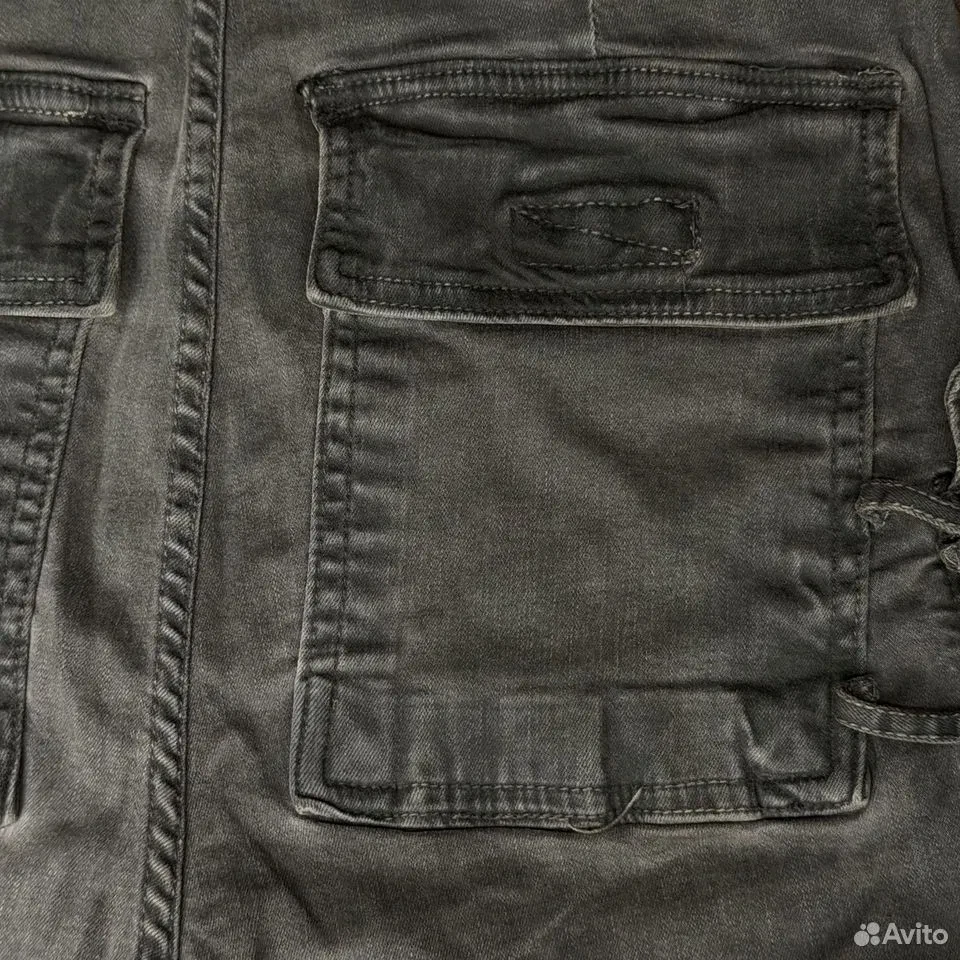 Rick Owens Black Stefan Cargo Pants