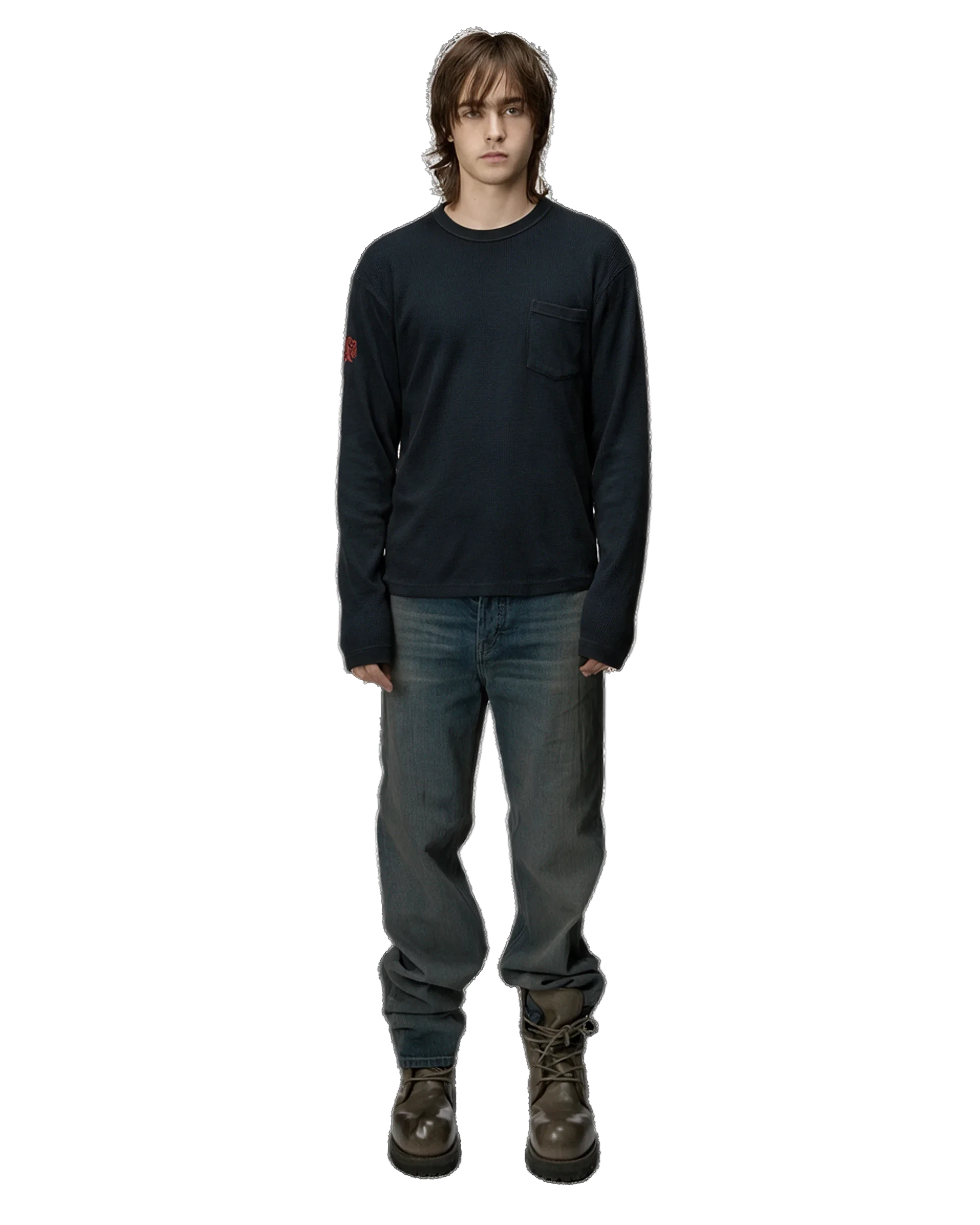 Chrome Hearts Red Cemetery Long Sleeve