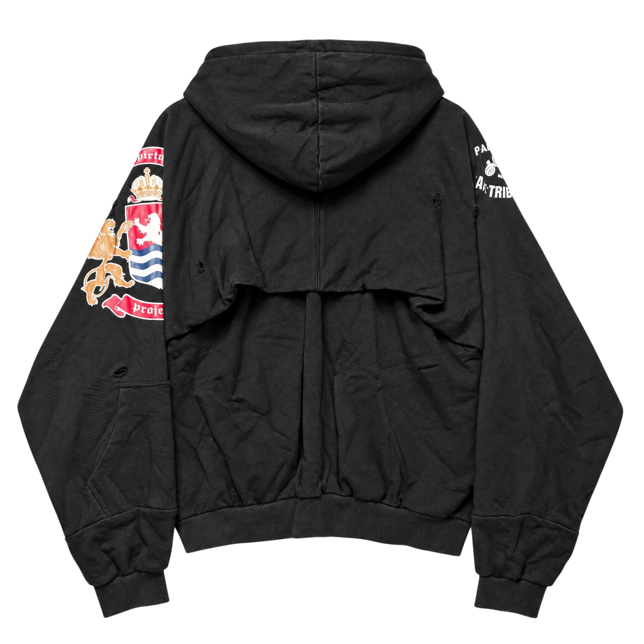 Project G/R Reconstructed Folded Zip Hoodie