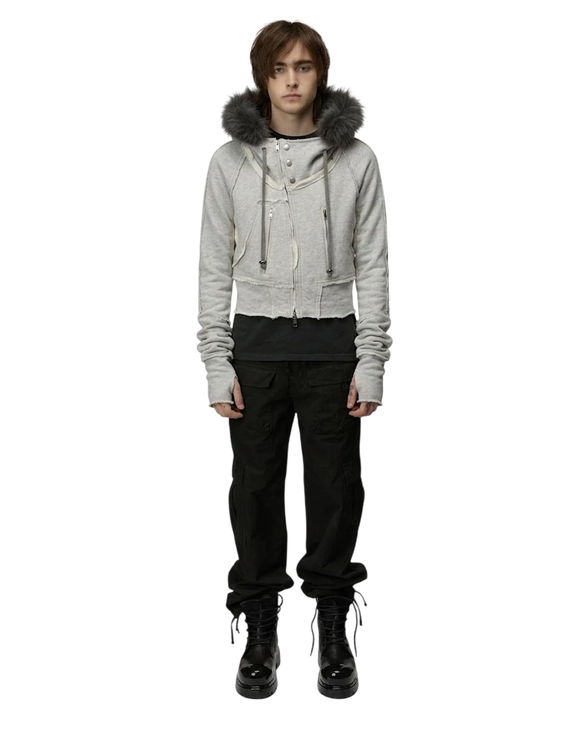 L.G.B. Raccoon Fur Parka