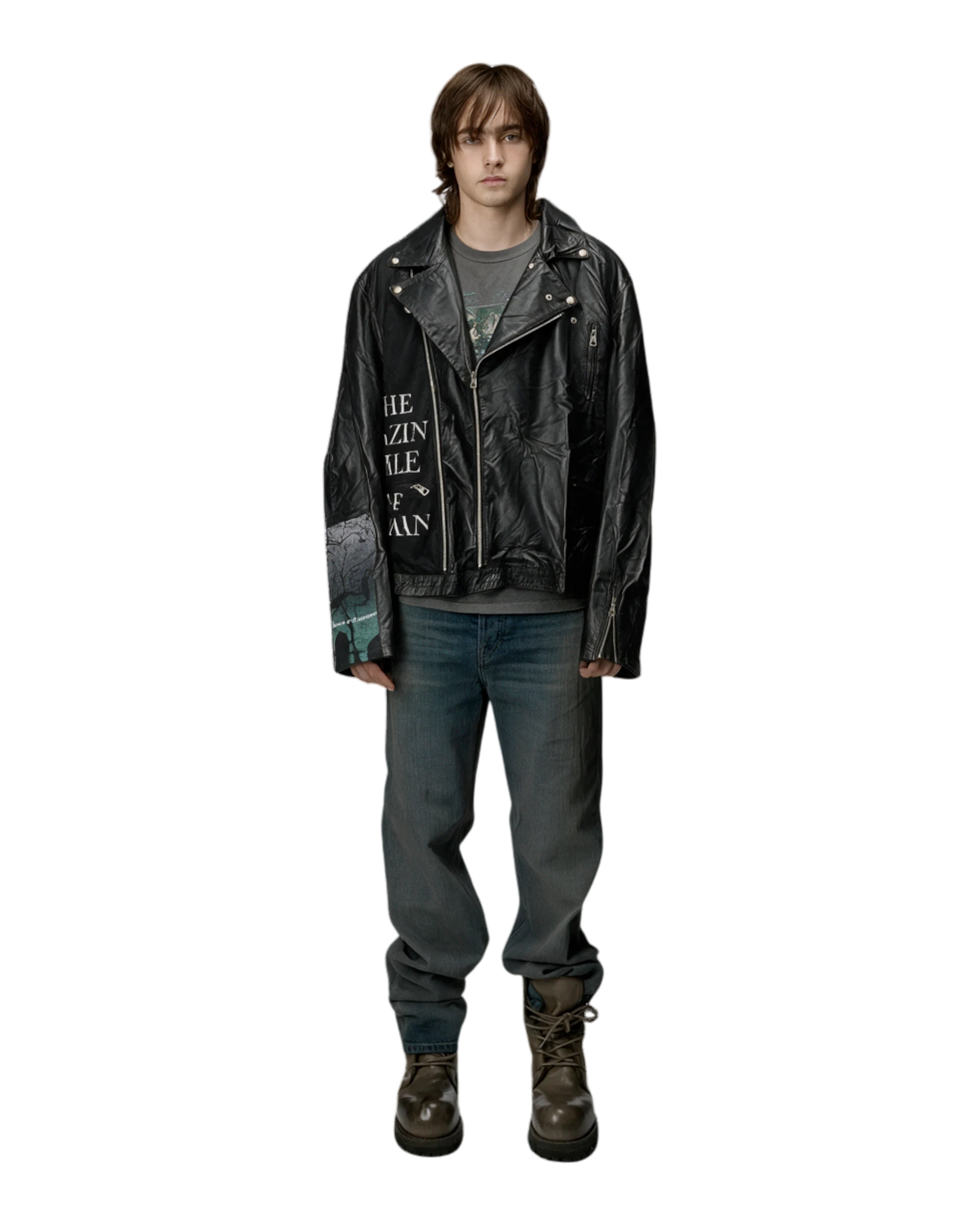 Undercover Klaus Leather Rider Jacket