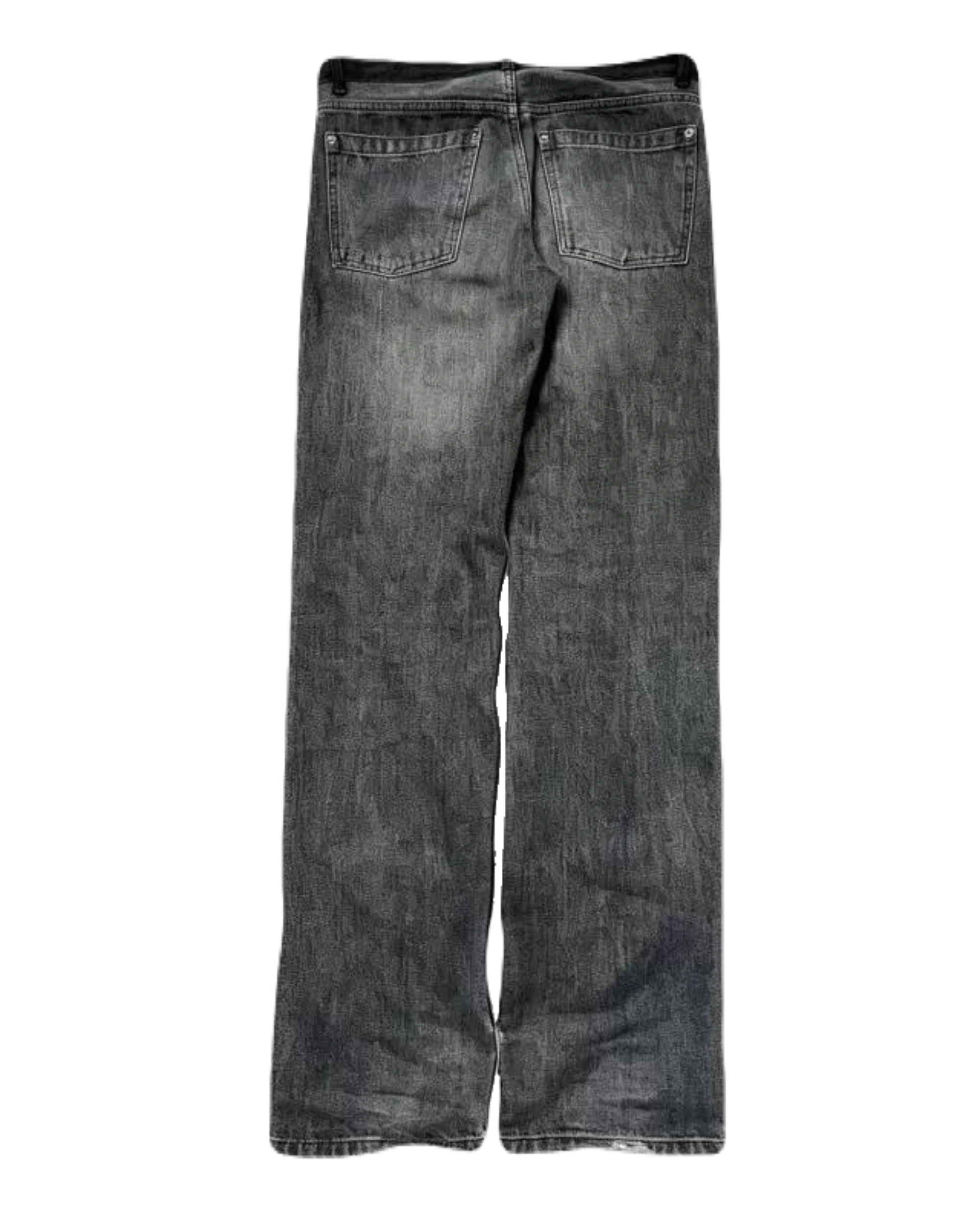 Undercover AW02 Crash Velour Джинсы