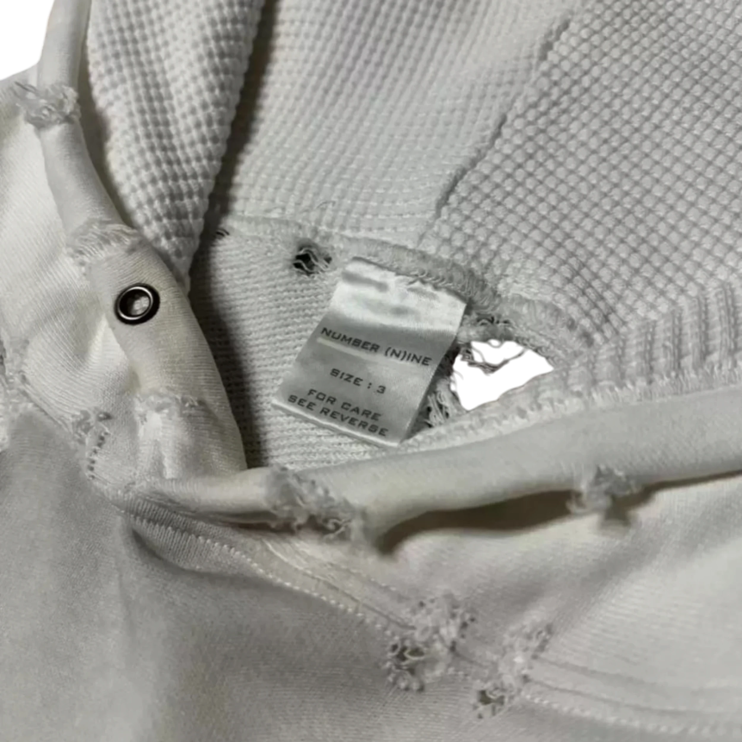 Number(N)ine Ss02 Destroyed Hoodie