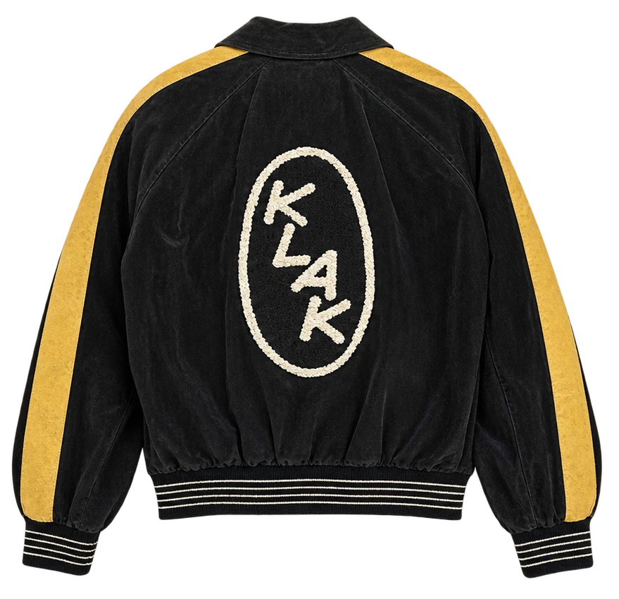 Celine x Christian Marclay "KLAAK" Teddy Bomber Jacket